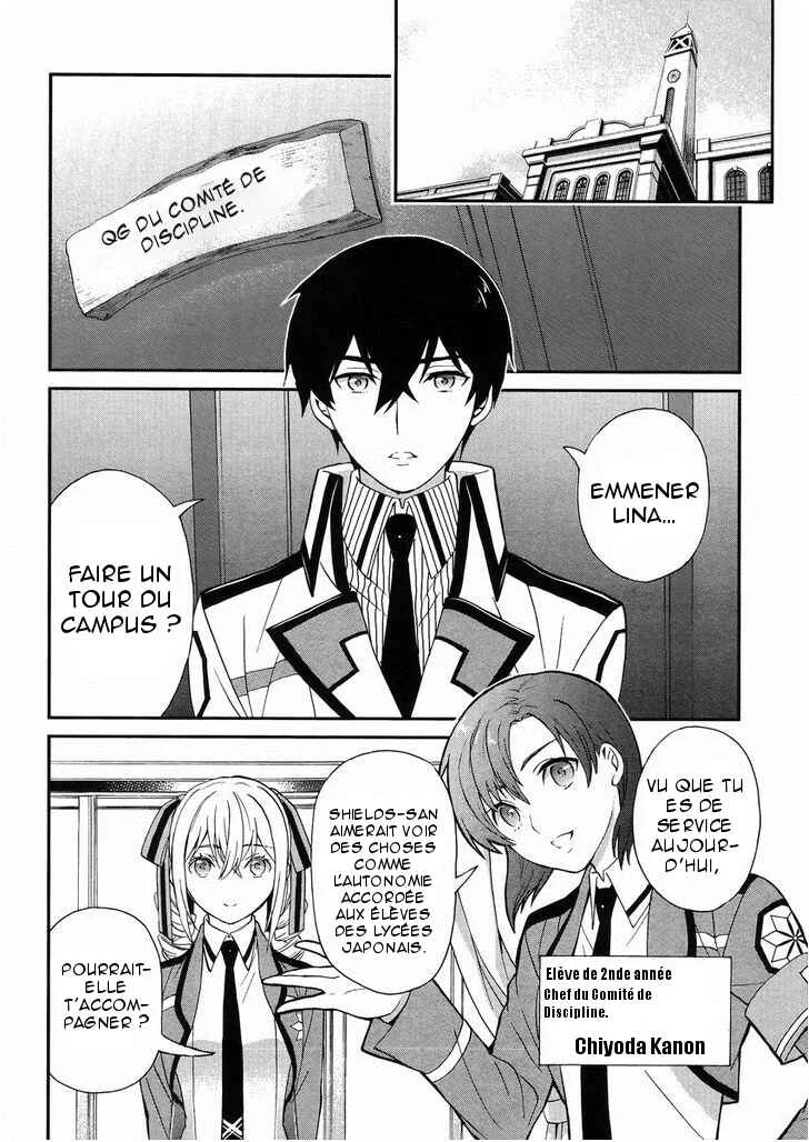 Mahouka Koukou no Rettousei - Raihousha-hen Chapitre 3: Prémonition dérangeante - Page 10