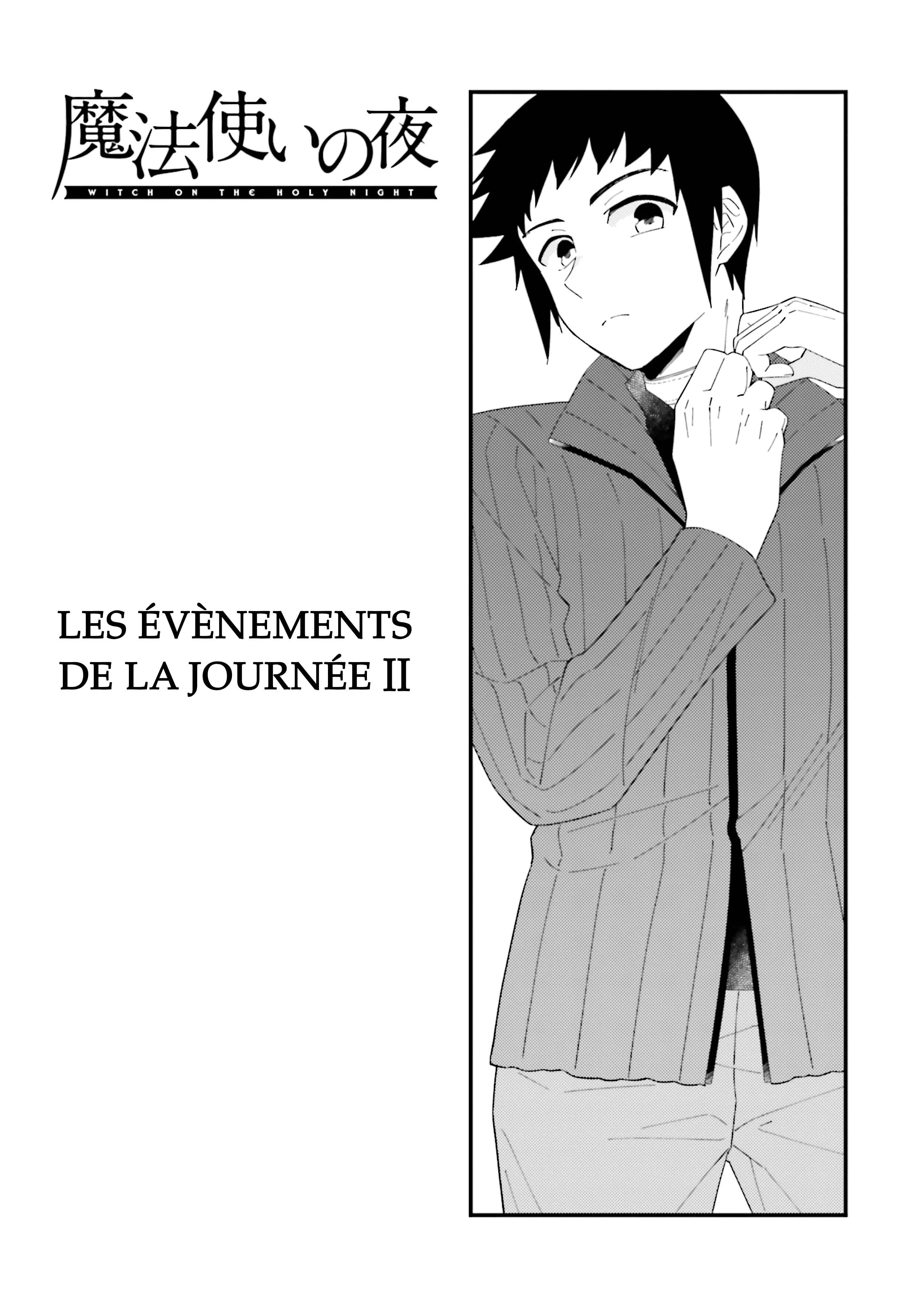 Mahoutsukai no Yoru Chapitre 2: Les évènements de la journée Ⅱ - Page 1