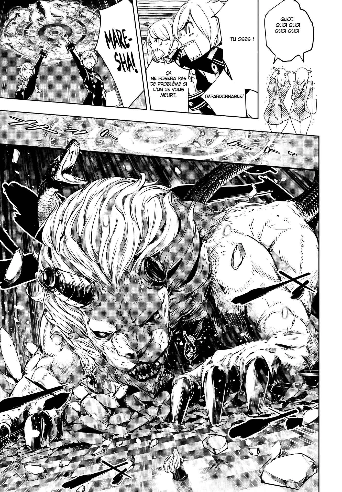 Majo Taisen - 32-nin no Isai no Majo wa Koroshiau Chapitre 1: Le bain de sang des mille nuits - Page 39