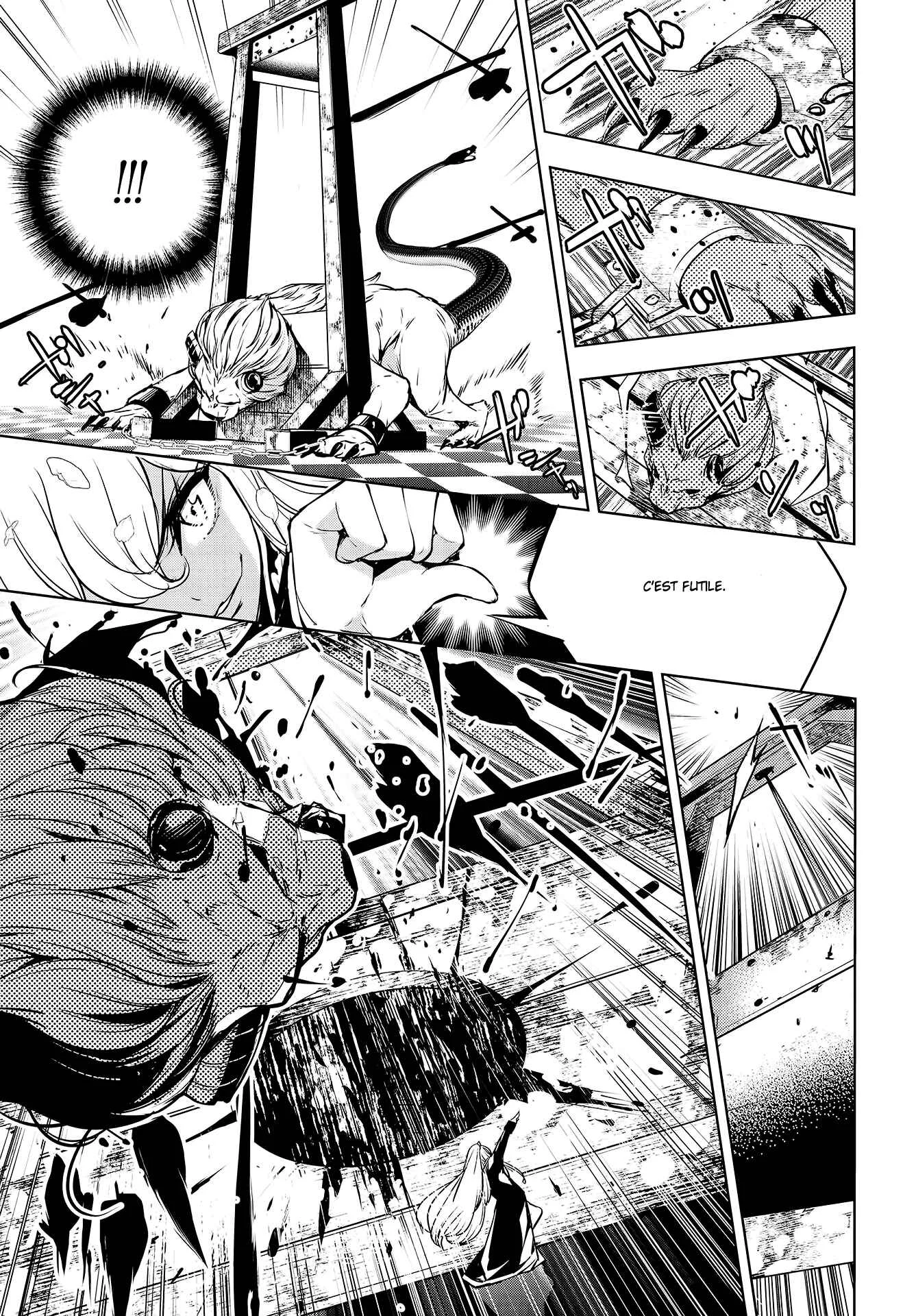 Majo Taisen - 32-nin no Isai no Majo wa Koroshiau Chapitre 1: Le bain de sang des mille nuits - Page 45