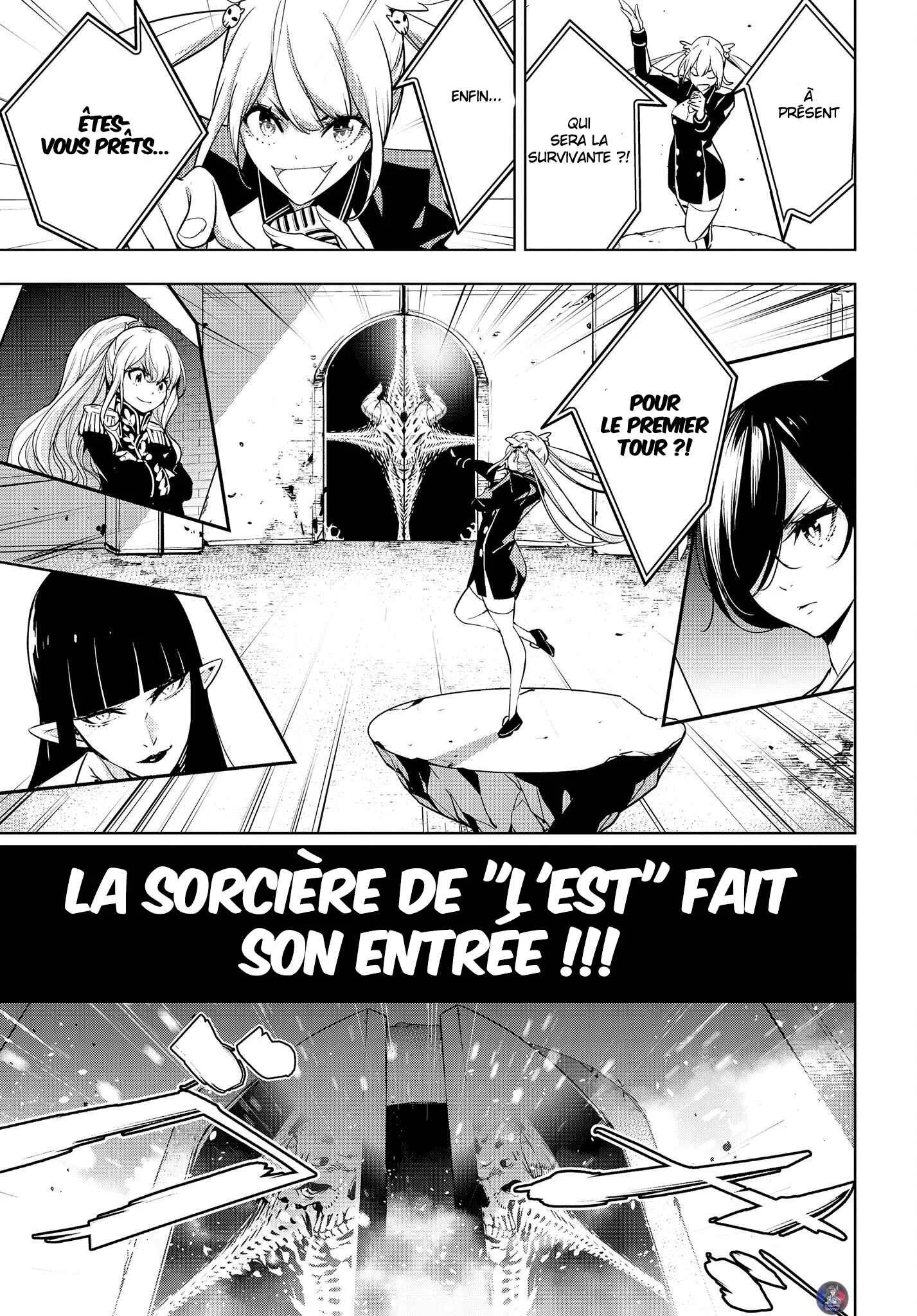 Majo Taisen - 32-nin no Isai no Majo wa Koroshiau Chapitre 2: Robe de combat - Page 9
