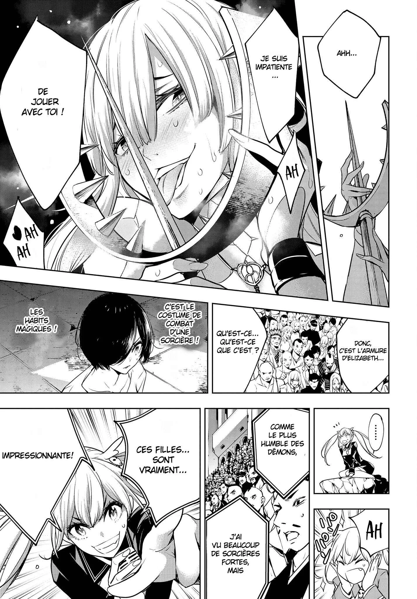Majo Taisen - 32-nin no Isai no Majo wa Koroshiau Chapitre 2: Robe de combat - Page 33