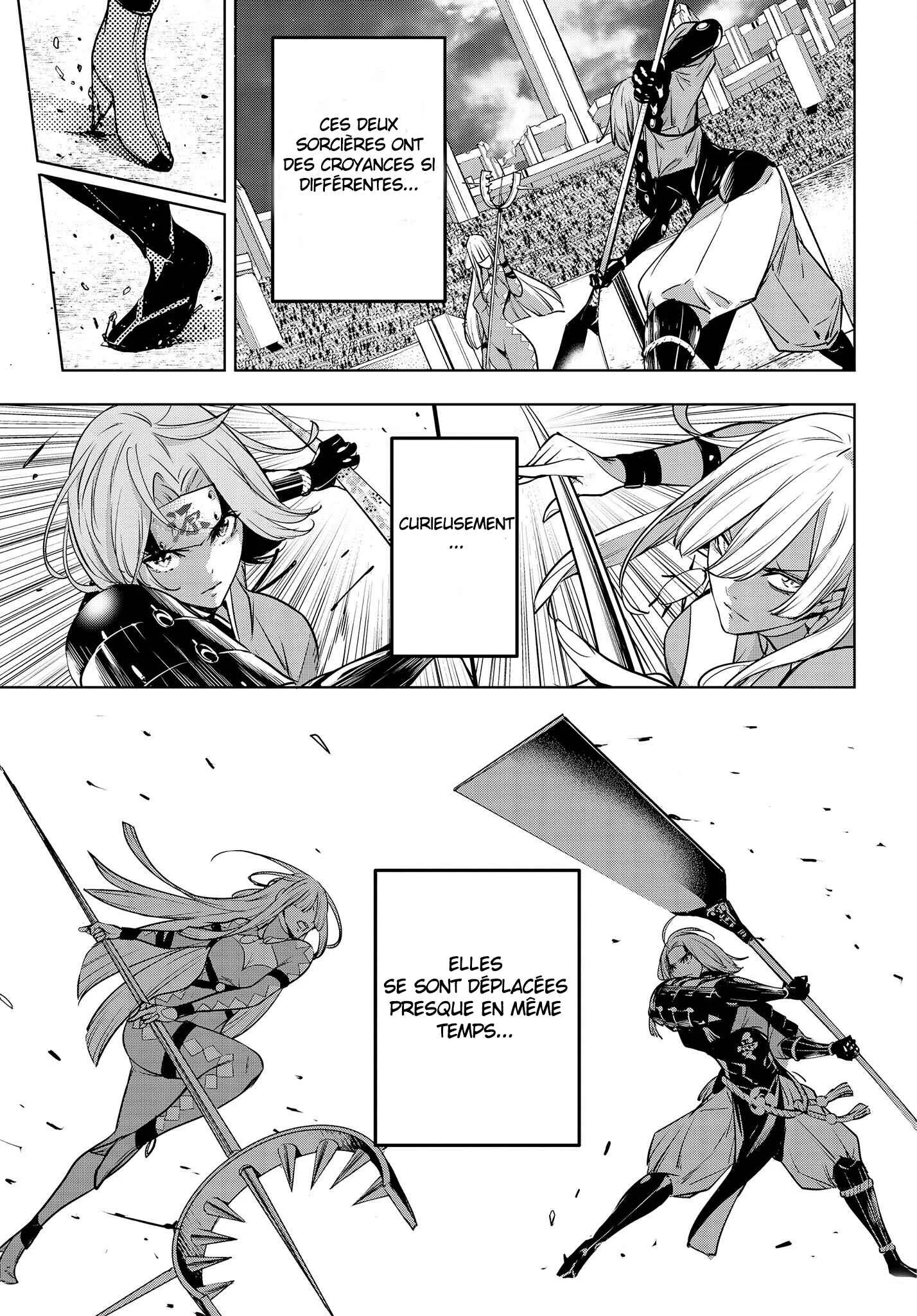 Majo Taisen - 32-nin no Isai no Majo wa Koroshiau Chapitre 2: Robe de combat - Page 37