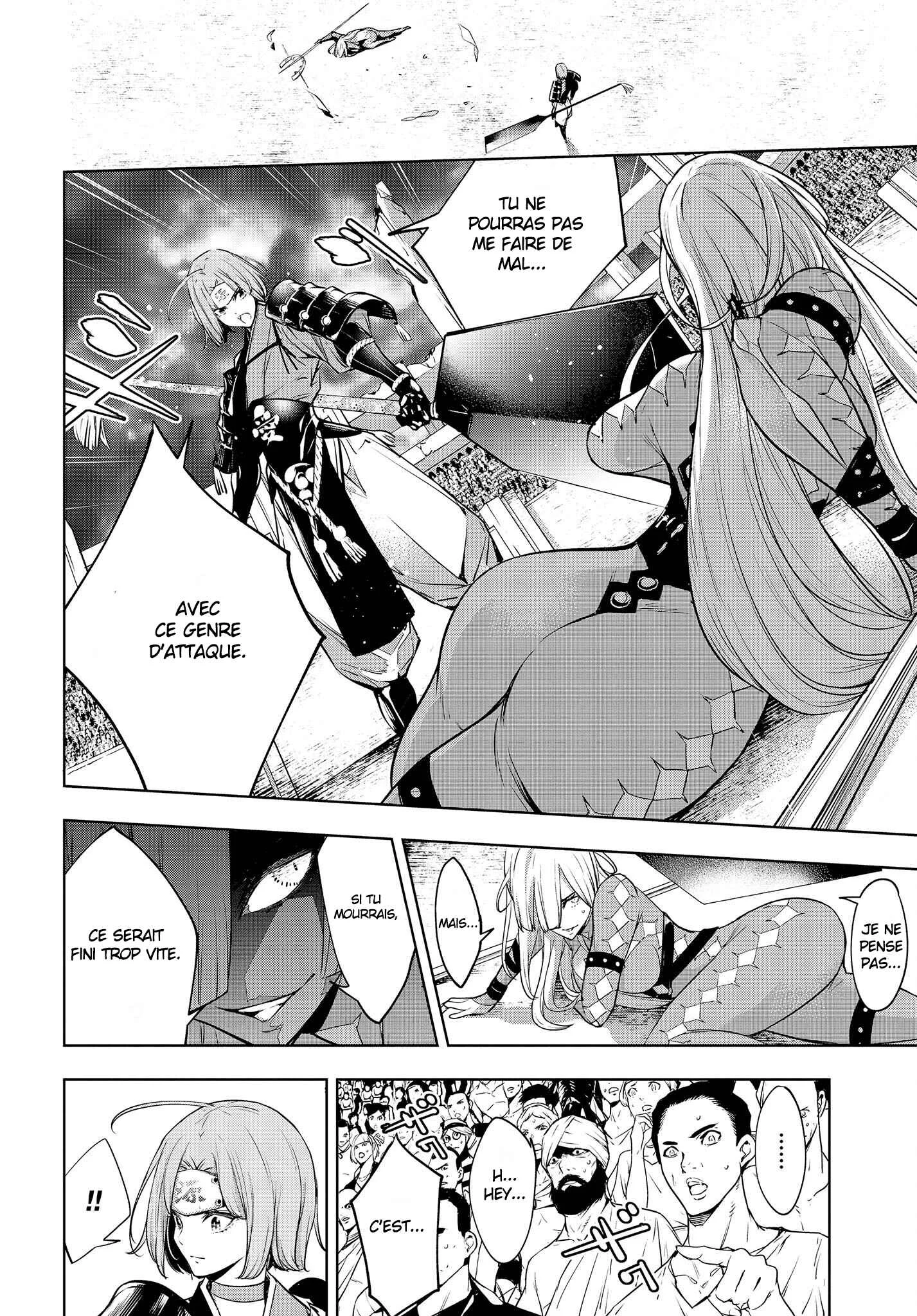 Majo Taisen - 32-nin no Isai no Majo wa Koroshiau Chapitre 2: Robe de combat - Page 42