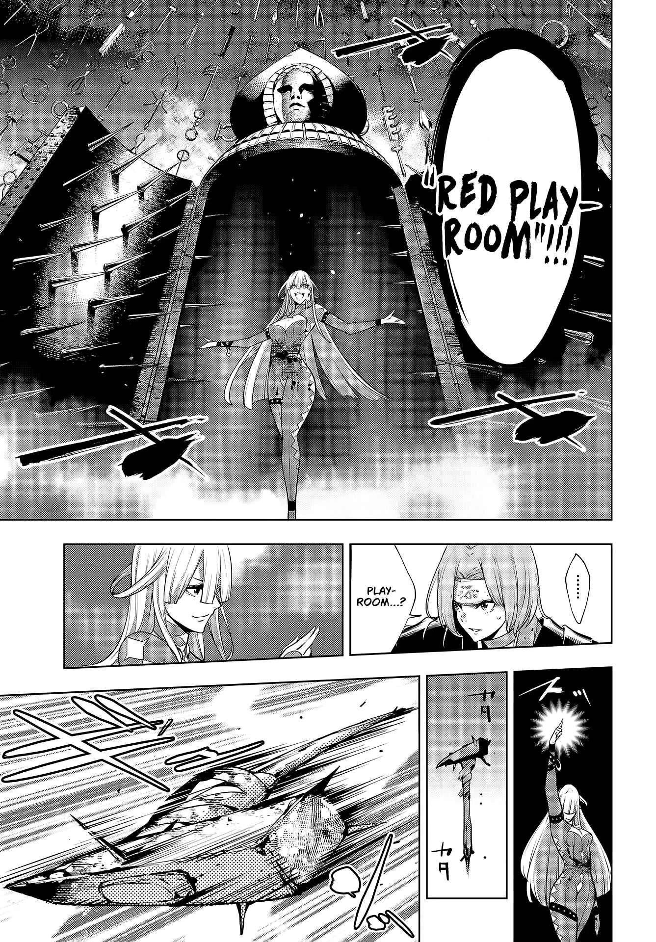 Majo Taisen - 32-nin no Isai no Majo wa Koroshiau Chapitre 3: La voie du monde - Page 37