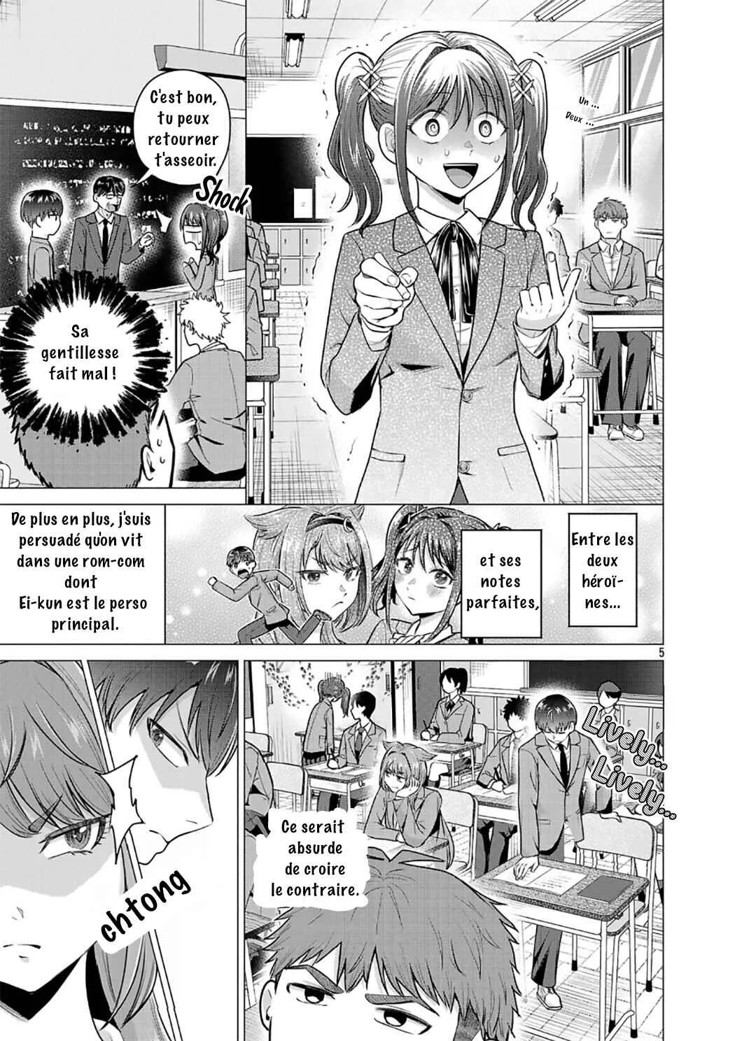 Make Heroine o Katasetai!! Chapitre 2: Je veux gagner la place a coter de lui - Page 5