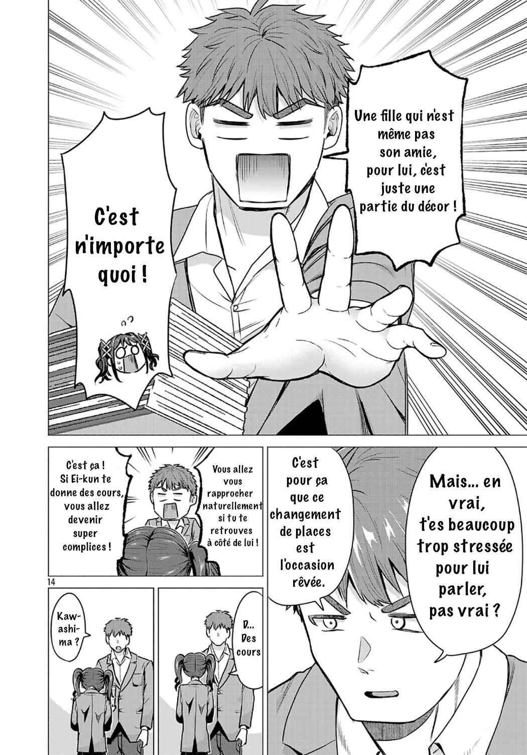 Make Heroine o Katasetai!! Chapitre 2: Je veux gagner la place a coter de lui - Page 14
