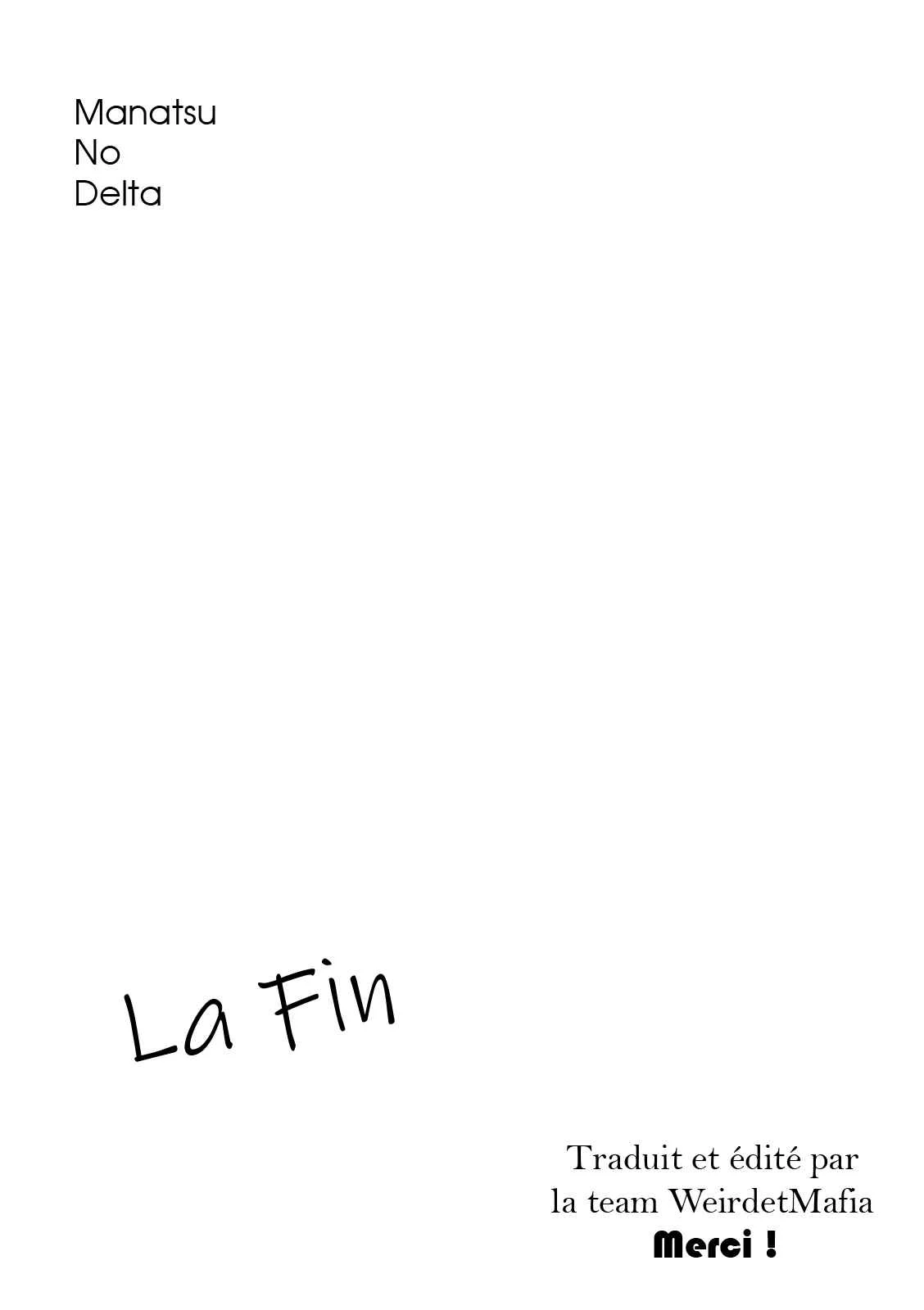 Manatsu no Delta Chapitre 5: Shin - Page 36