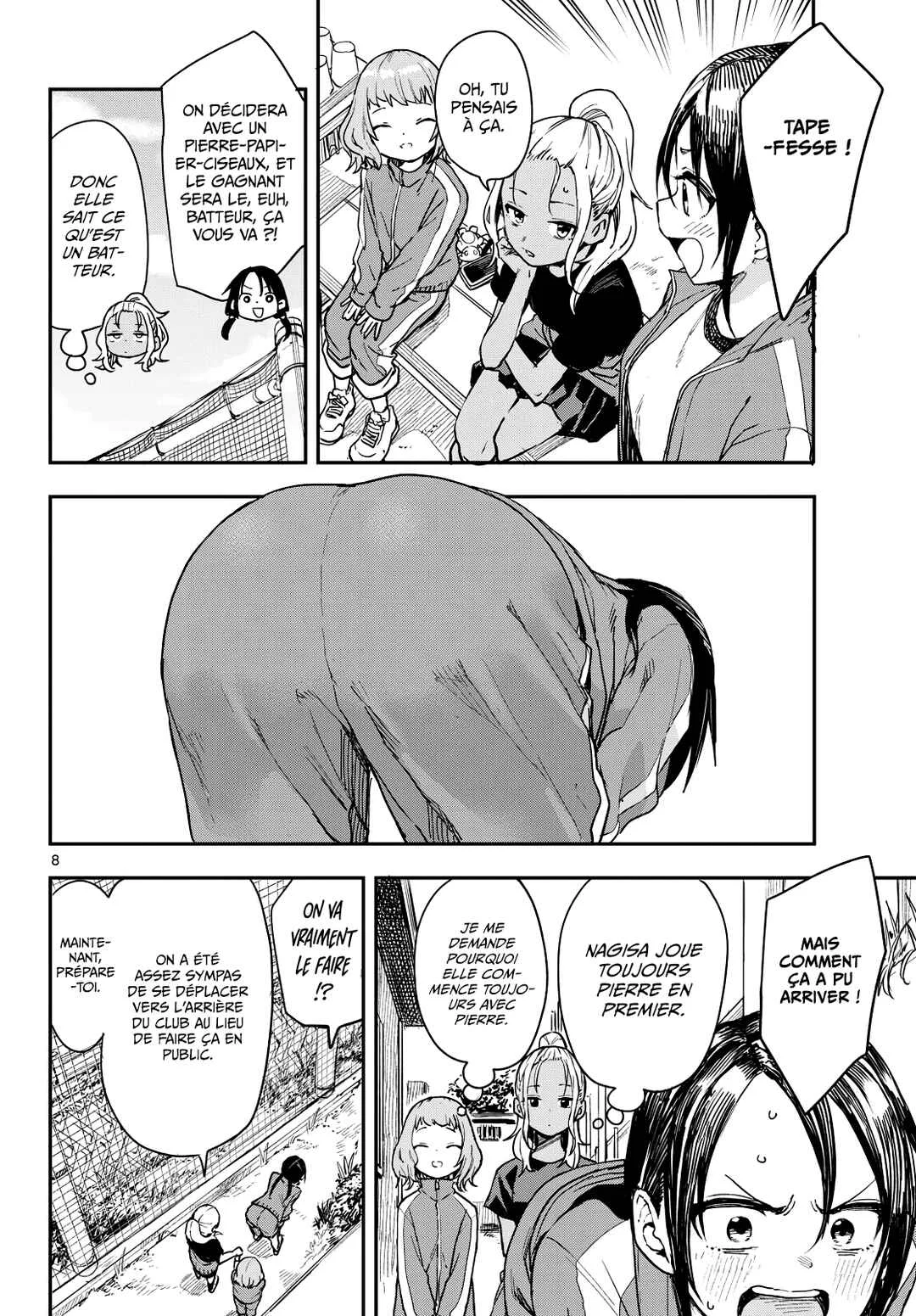 Mane Mane Nichi Nichi Chapitre 1: Tape-fesse - Page 8