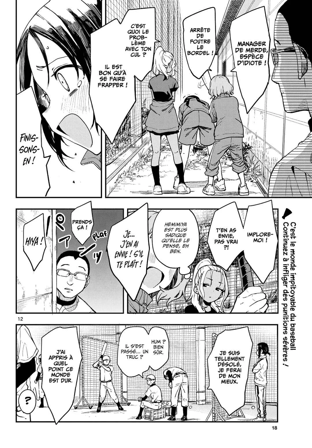 Mane Mane Nichi Nichi Chapitre 1: Tape-fesse - Page 12