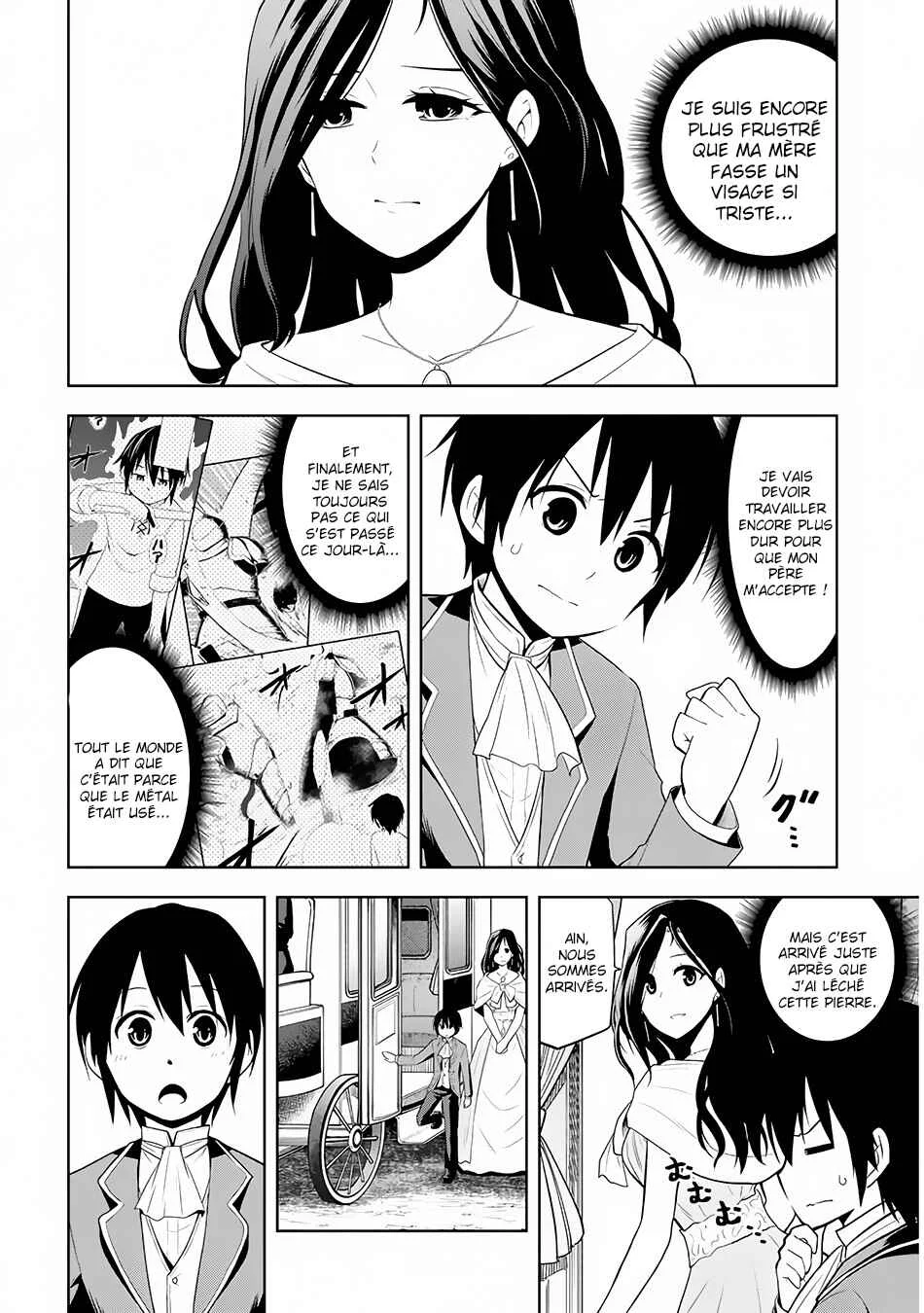 Maseki Gourmet - Mamono no Chikara wo Tabeta Ore wa Saikyou! Chapitre 2: Une fille et un cristal étoilé - Page 4