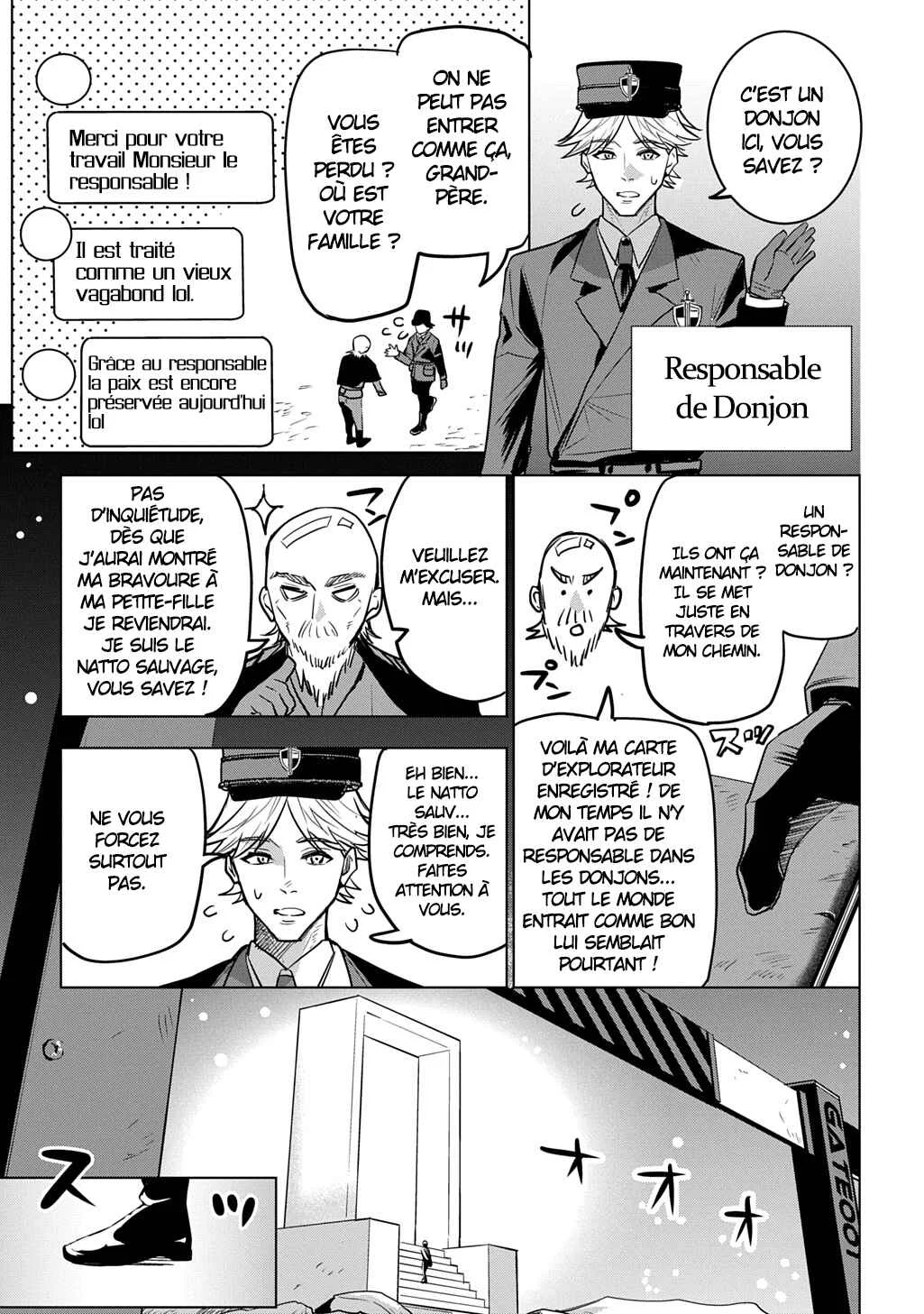 Moto Tansakusha no Ojii-chan: Mago ni Segamarete Dungeon Haishin o Hajimeta njaga, Nazeka Bazuriotta wai Chapitre 1 - Page 33