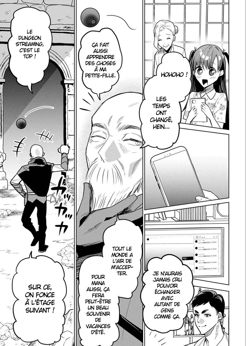 Moto Tansakusha no Ojii-chan: Mago ni Segamarete Dungeon Haishin o Hajimeta njaga, Nazeka Bazuriotta wai Chapitre 2.1 - Page 11