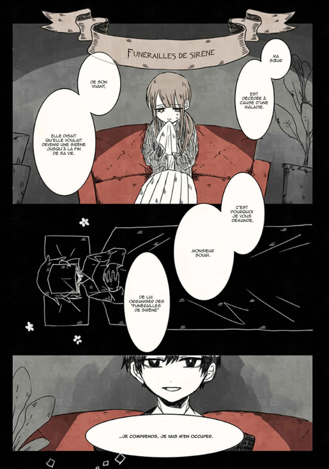 Mr. Sougi, The Funeral Director Chapitre 1: Funérailles de sirène - Page 3
