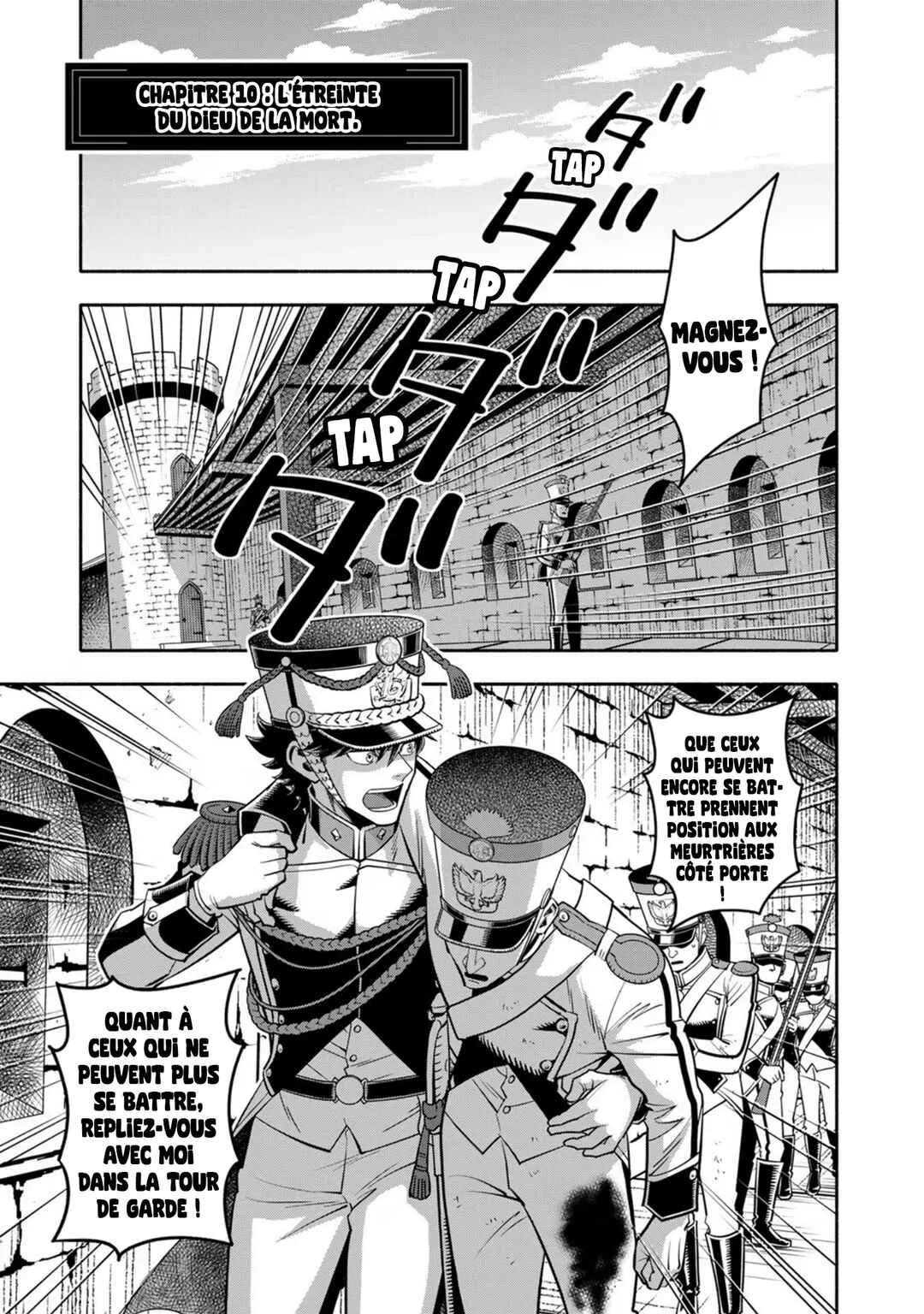 Musket Girls! ~Tensei Sanbou to Senretsu Otome-tachi~ Chapitre 10: L'étreinte Du Dieu De La Mort. - Page 1