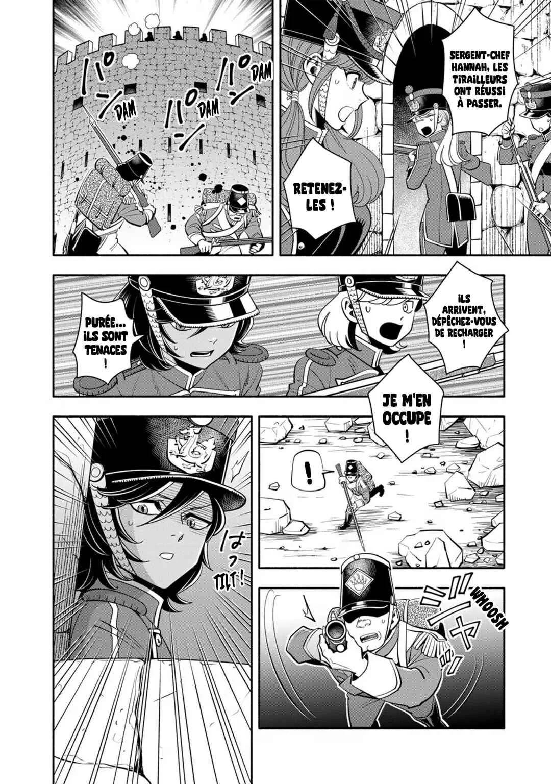 Musket Girls! ~Tensei Sanbou to Senretsu Otome-tachi~ Chapitre 11: La 6 Ème Brigade D'intervention Spécial, Assiégée. - Page 18