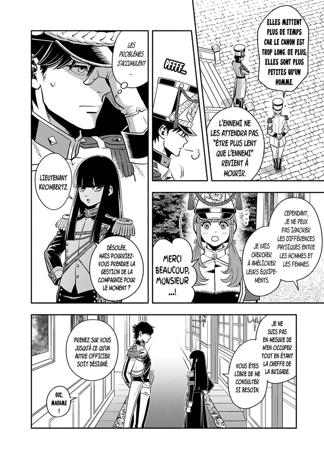 Musket Girls! ~Tensei Sanbou to Senretsu Otome-tachi~ Chapitre 3: L'officier D'état-major Qu'on Surnomme Le Faucheur Est Devenu Instructeur ! - Page 4