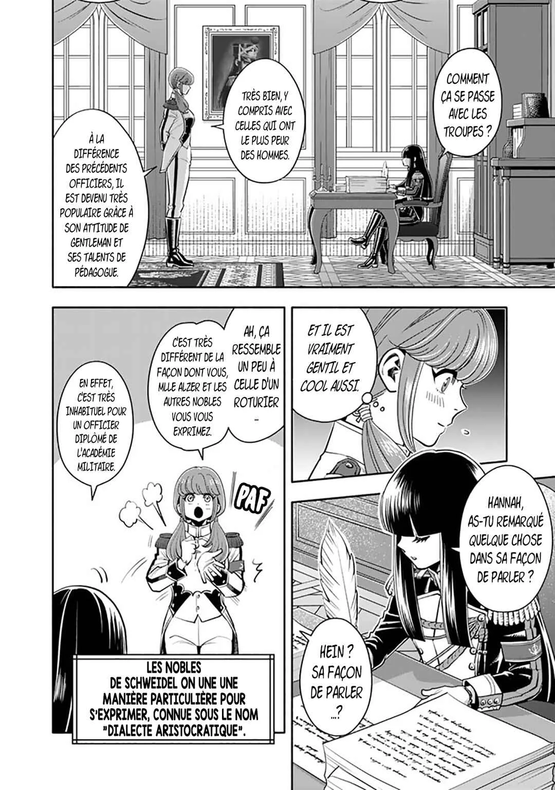 Musket Girls! ~Tensei Sanbou to Senretsu Otome-tachi~ Chapitre 4.1: L'officier D'état-major Qu'on Surnomme Le Faucheur Et Le Plan De La Colonel Partie 1 - Page 4
