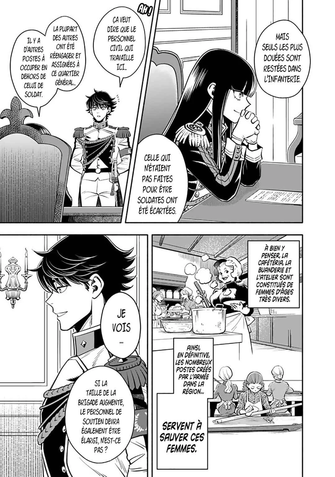 Musket Girls! ~Tensei Sanbou to Senretsu Otome-tachi~ Chapitre 4.2: L'officier D'état-major Qu'on Surnomme Le Faucheur Et Le Plan De La Colonel Partie 2 - Page 3