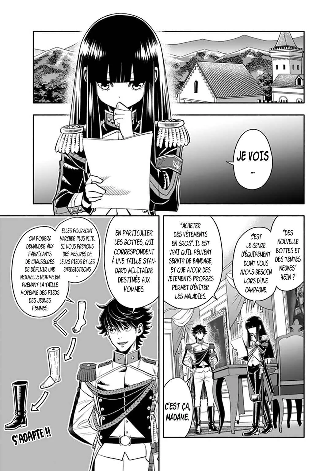 Musket Girls! ~Tensei Sanbou to Senretsu Otome-tachi~ Chapitre 4.2: L'officier D'état-major Qu'on Surnomme Le Faucheur Et Le Plan De La Colonel Partie 2 - Page 5
