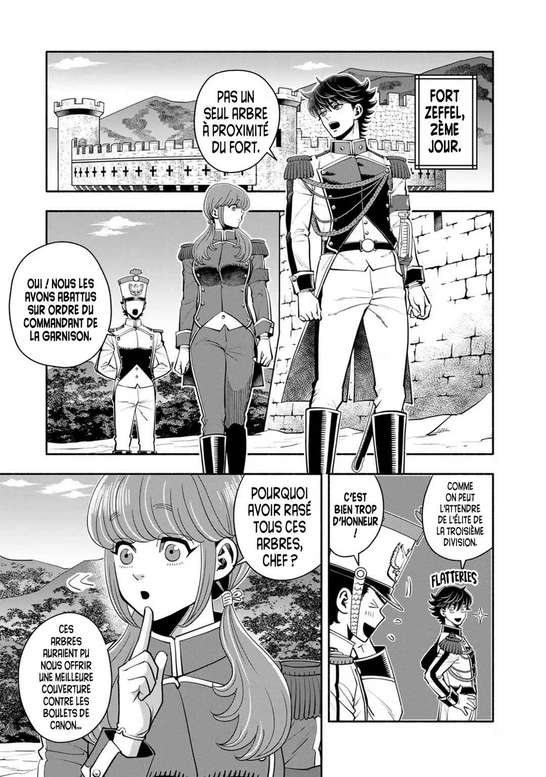 Musket Girls! ~Tensei Sanbou to Senretsu Otome-tachi~ Chapitre 6: L'officier D'état-Major Qu'on Surnomme Le Faucheur Et Les Jeunes Filles. - Page 15