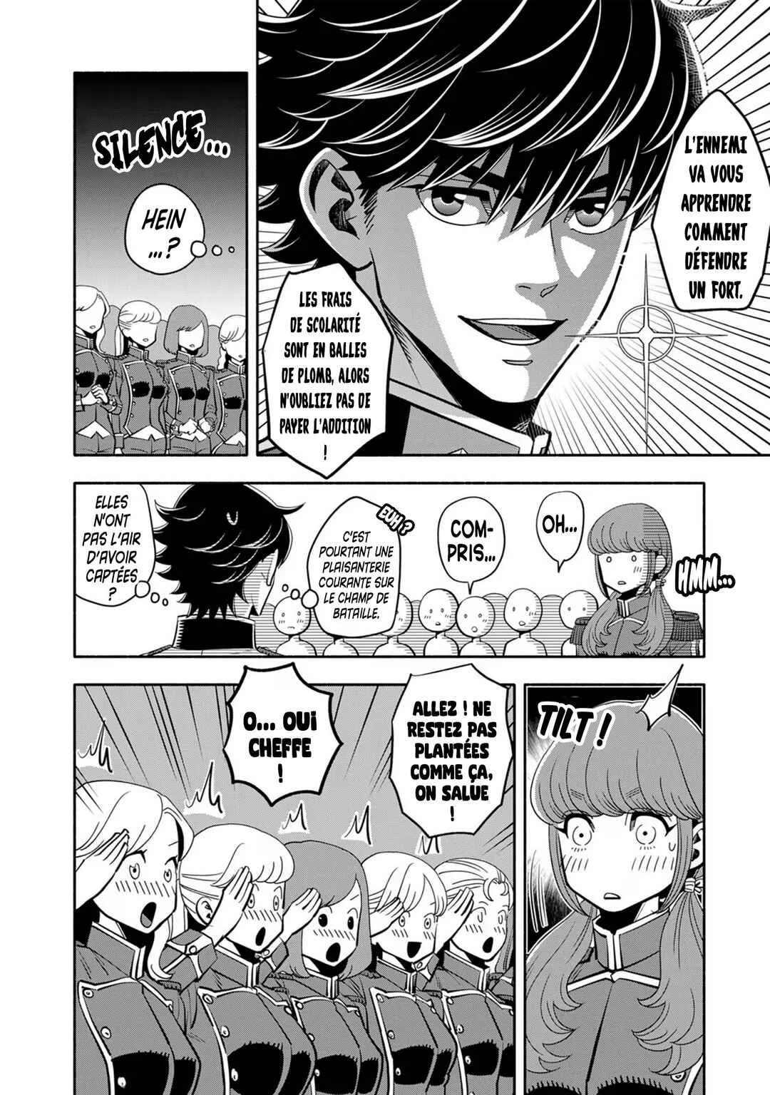 Musket Girls! ~Tensei Sanbou to Senretsu Otome-tachi~ Chapitre 6: L'officier D'état-Major Qu'on Surnomme Le Faucheur Et Les Jeunes Filles. - Page 24