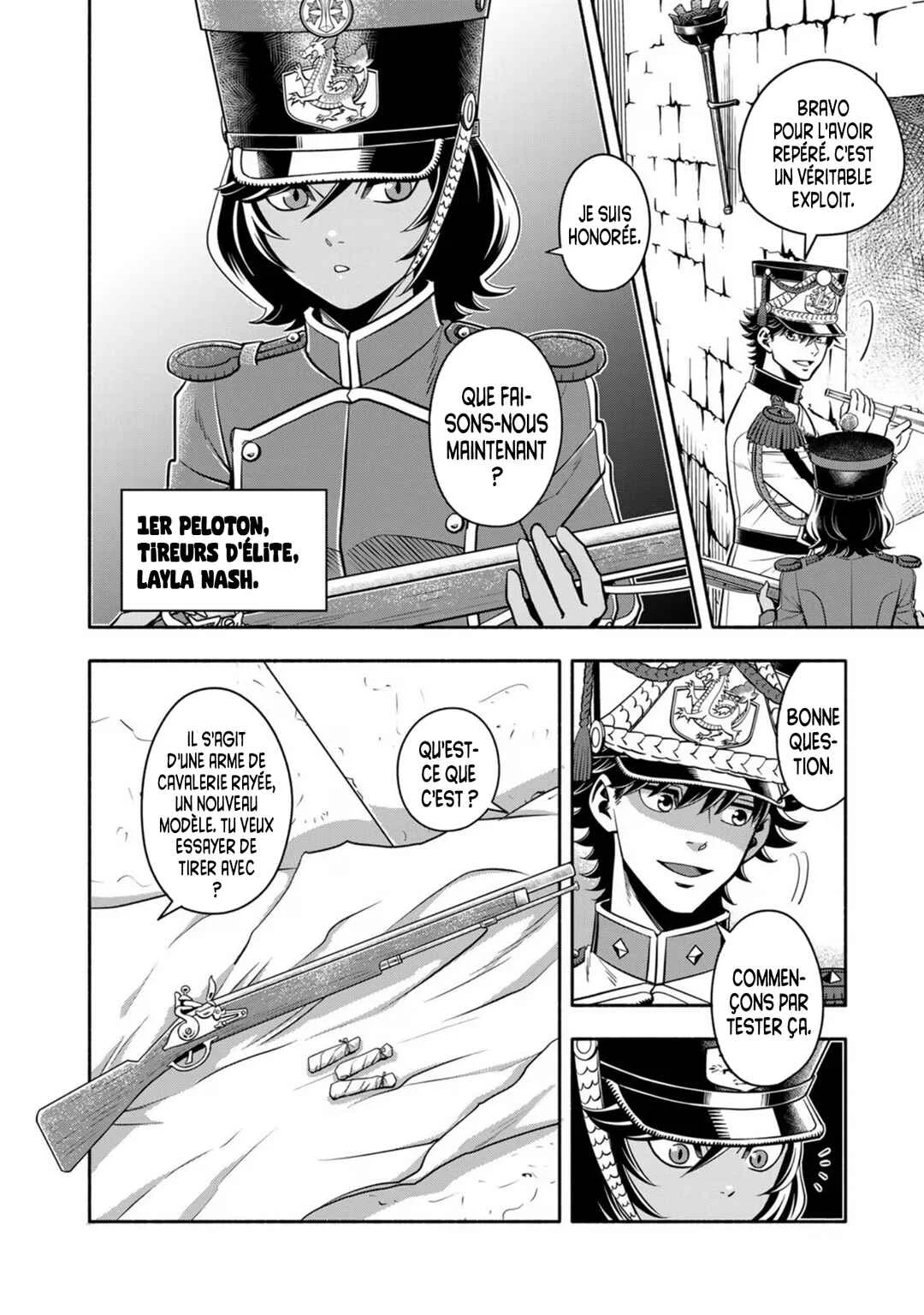 Musket Girls! ~Tensei Sanbou to Senretsu Otome-tachi~ Chapitre 7: Le Pari De L'officier D'état-Major Qu'on Surnomme Le Faucheur. - Page 10