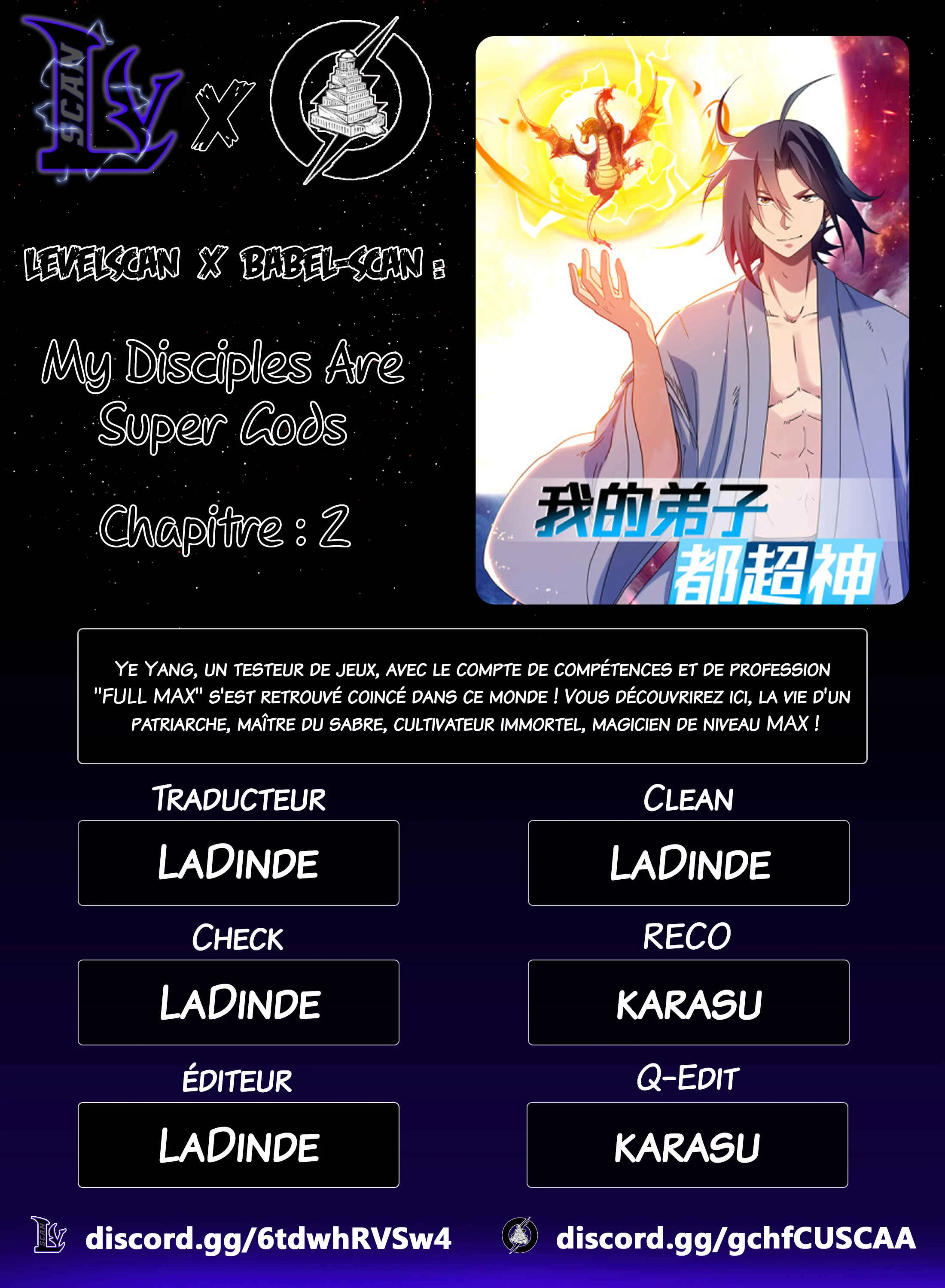 My Disciples Are Super Gods Chapitre 2 - Page 1