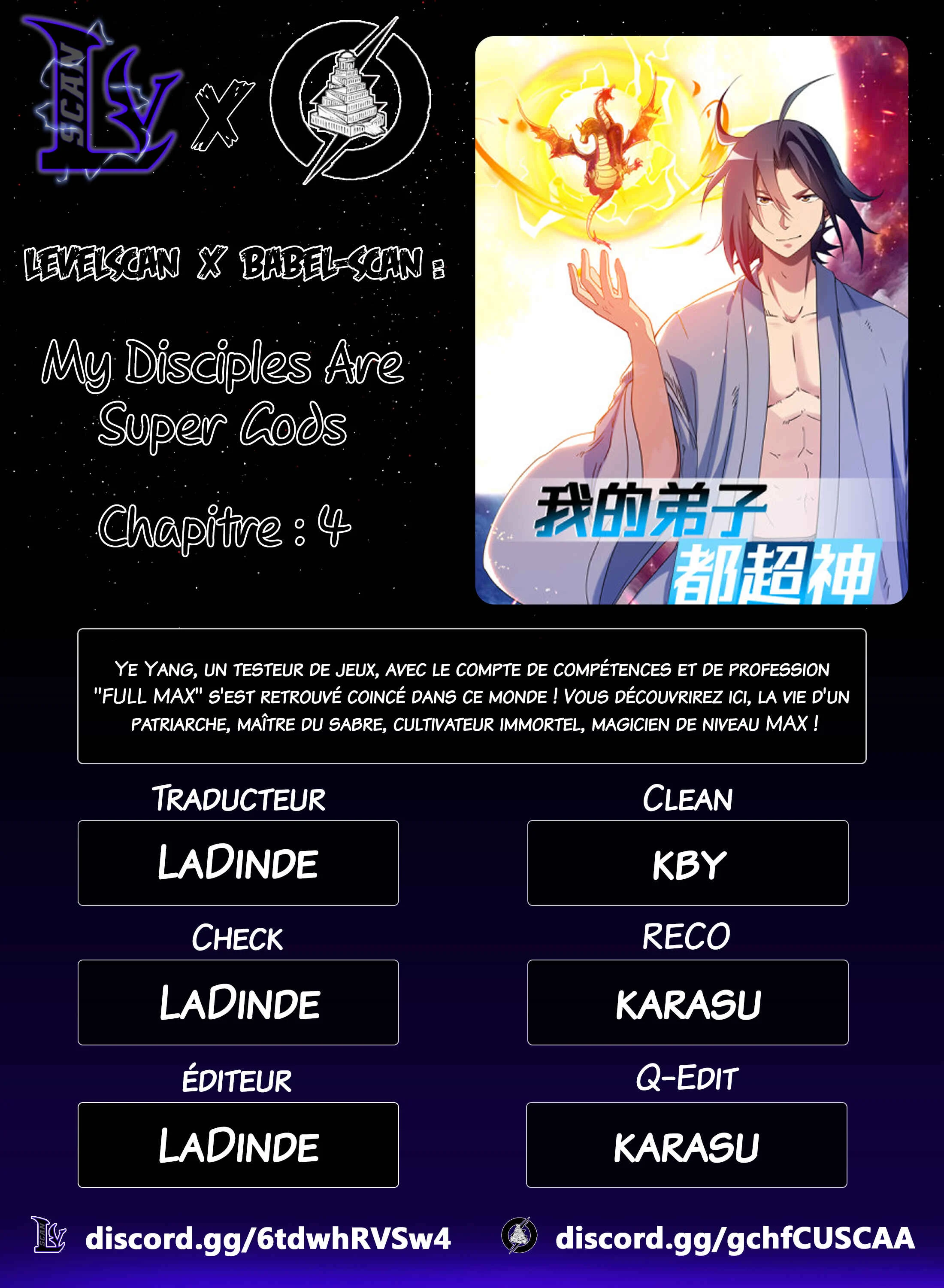 My Disciples Are Super Gods Chapitre 4 - Page 1