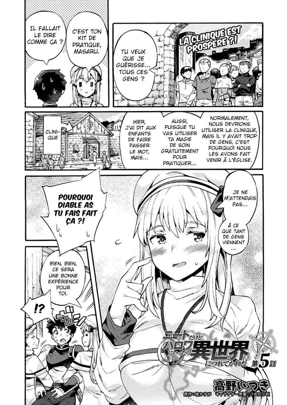 NEET dakedo Hello Work ni Ittara Isekai ni Tsuretekareta Chapitre 5 - Page 2