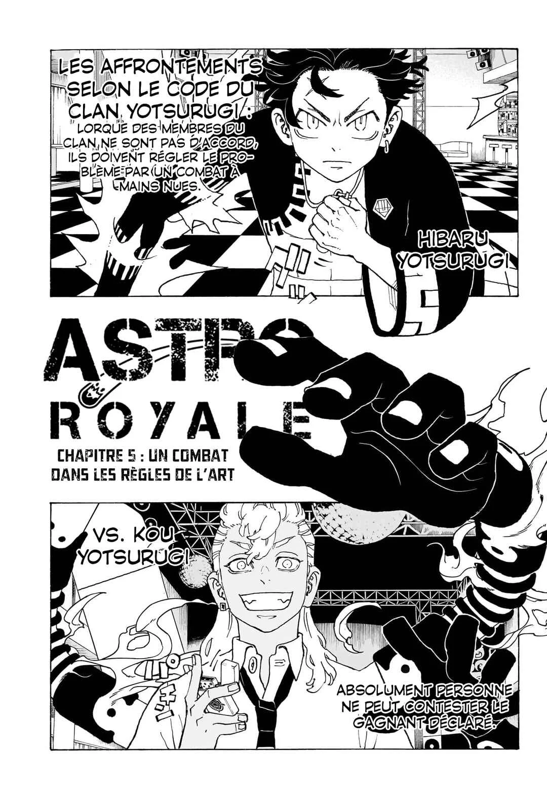 Negai no Astro Chapitre 5: Un combat dans les règles de l'art - Page 1