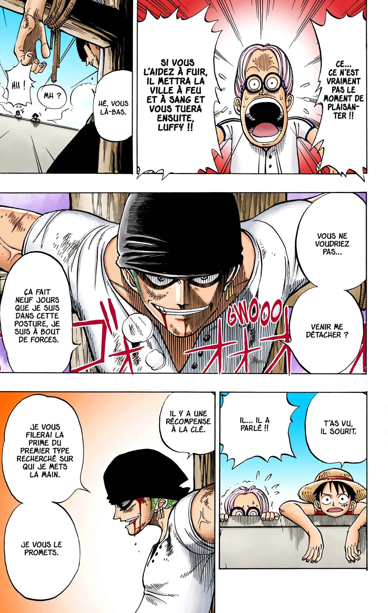 One Piece (Official Colored) Chapitre 3: Zoro, le chasseur de pirates - Page 9