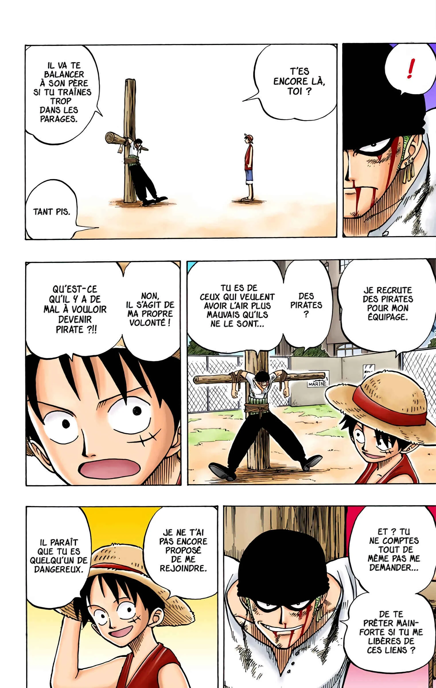 One Piece (Official Colored) Chapitre 3: Zoro, le chasseur de pirates - Page 16