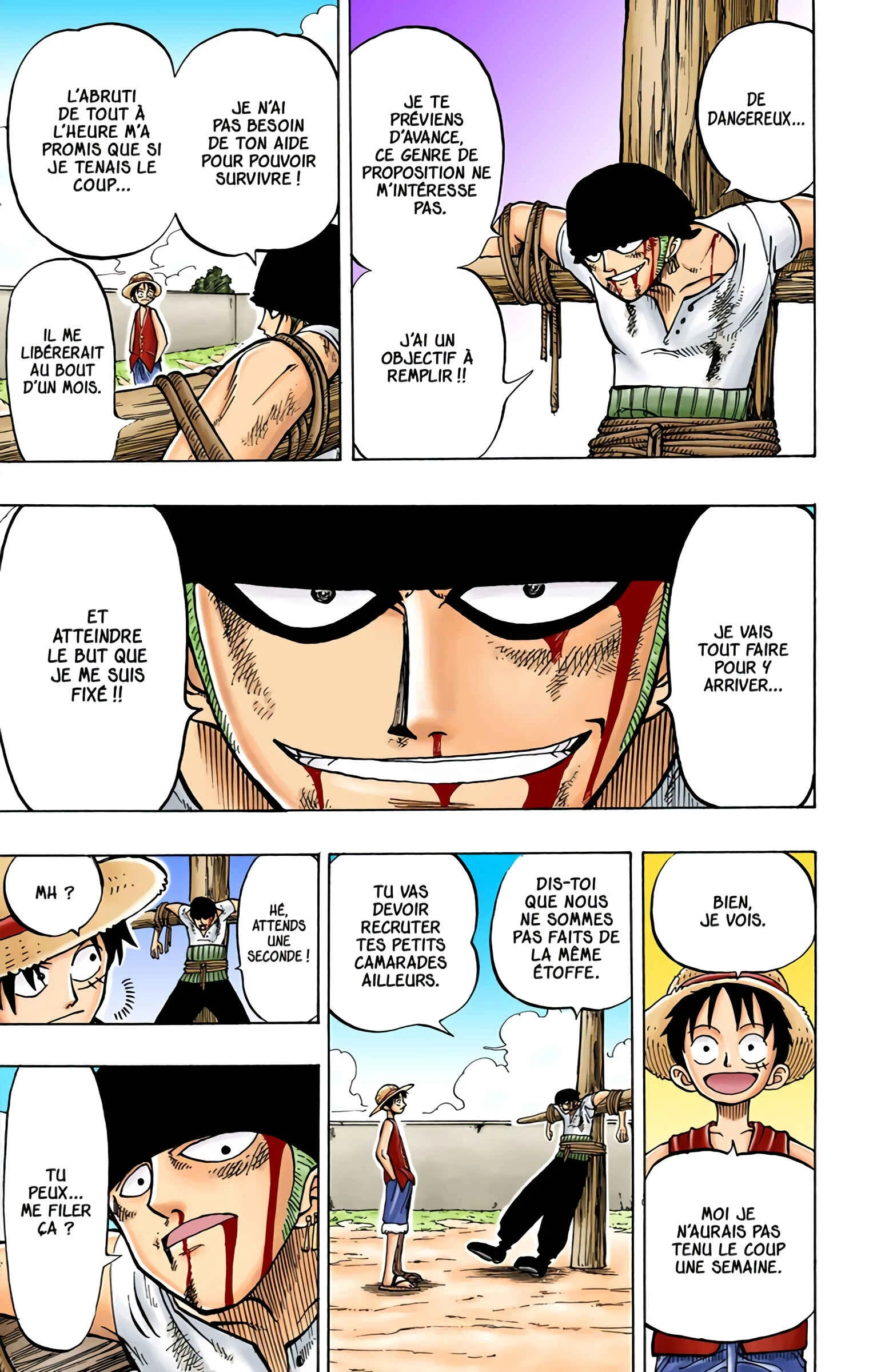 One Piece (Official Colored) Chapitre 3: Zoro, le chasseur de pirates - Page 17