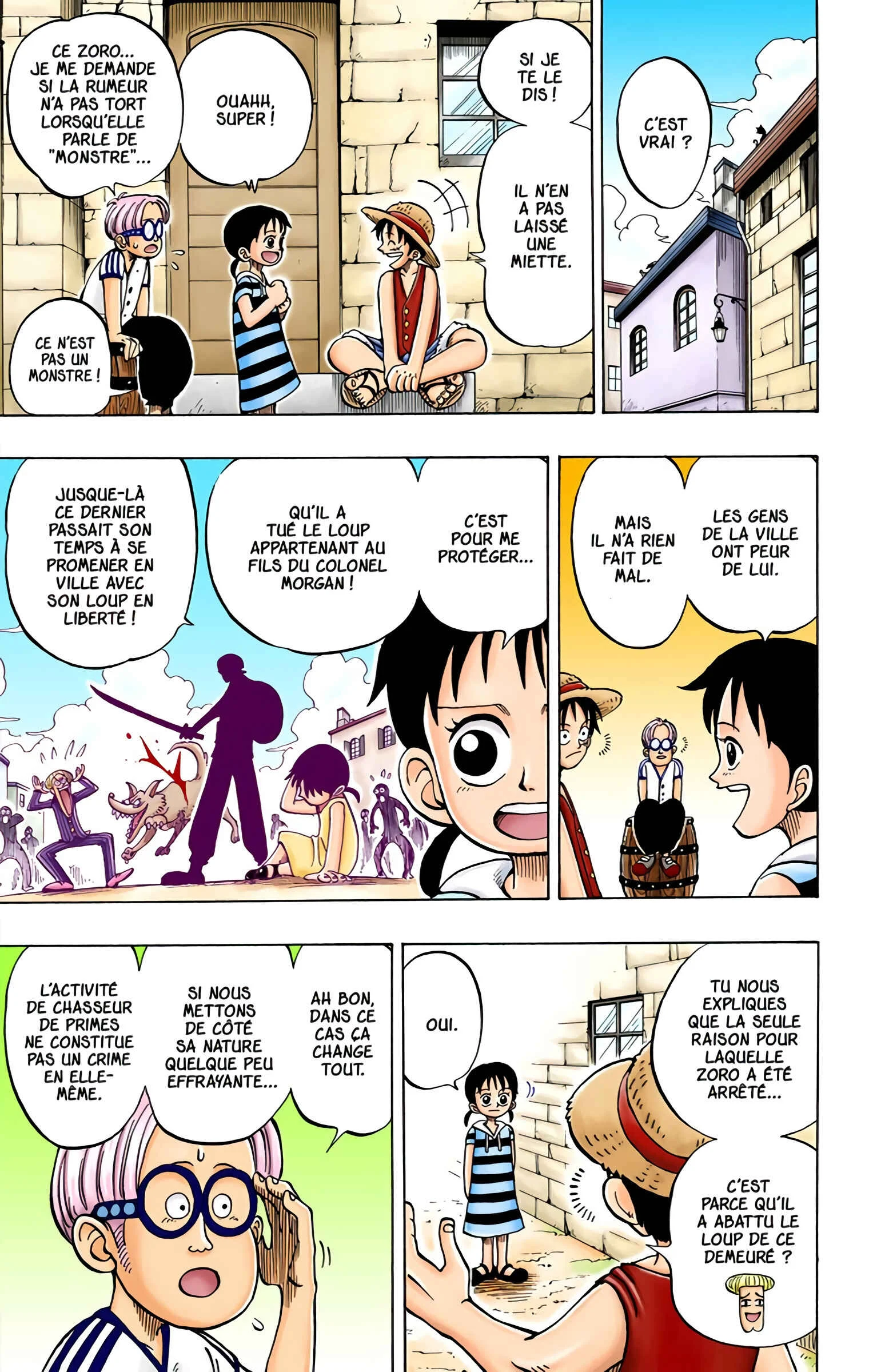 One Piece (Official Colored) Chapitre 3: Zoro, le chasseur de pirates - Page 19