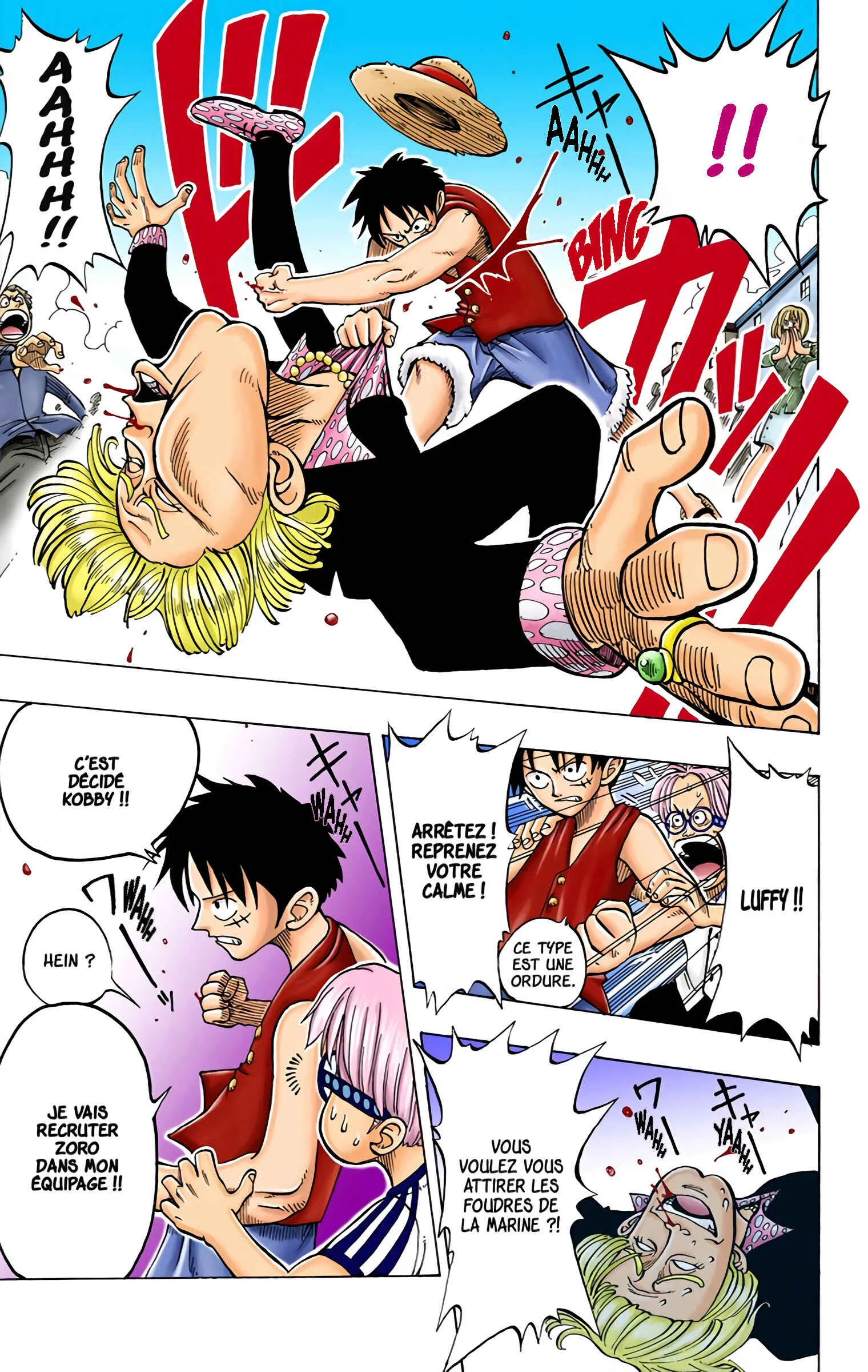 One Piece (Official Colored) Chapitre 3: Zoro, le chasseur de pirates - Page 21