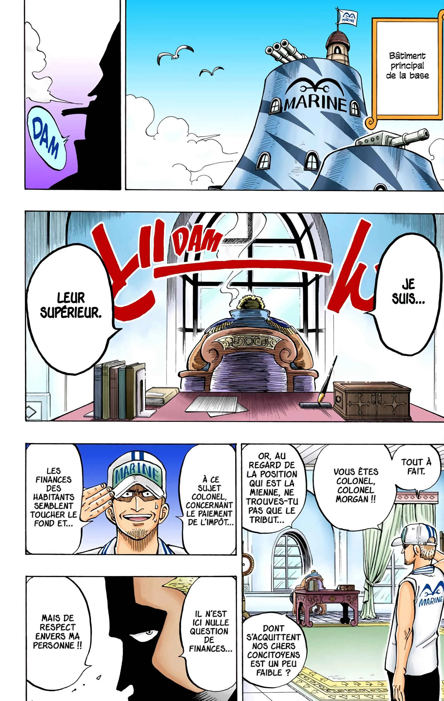 One Piece (Official Colored) Chapitre 4: Morgan, le Colonel à la main de fer - Page 4