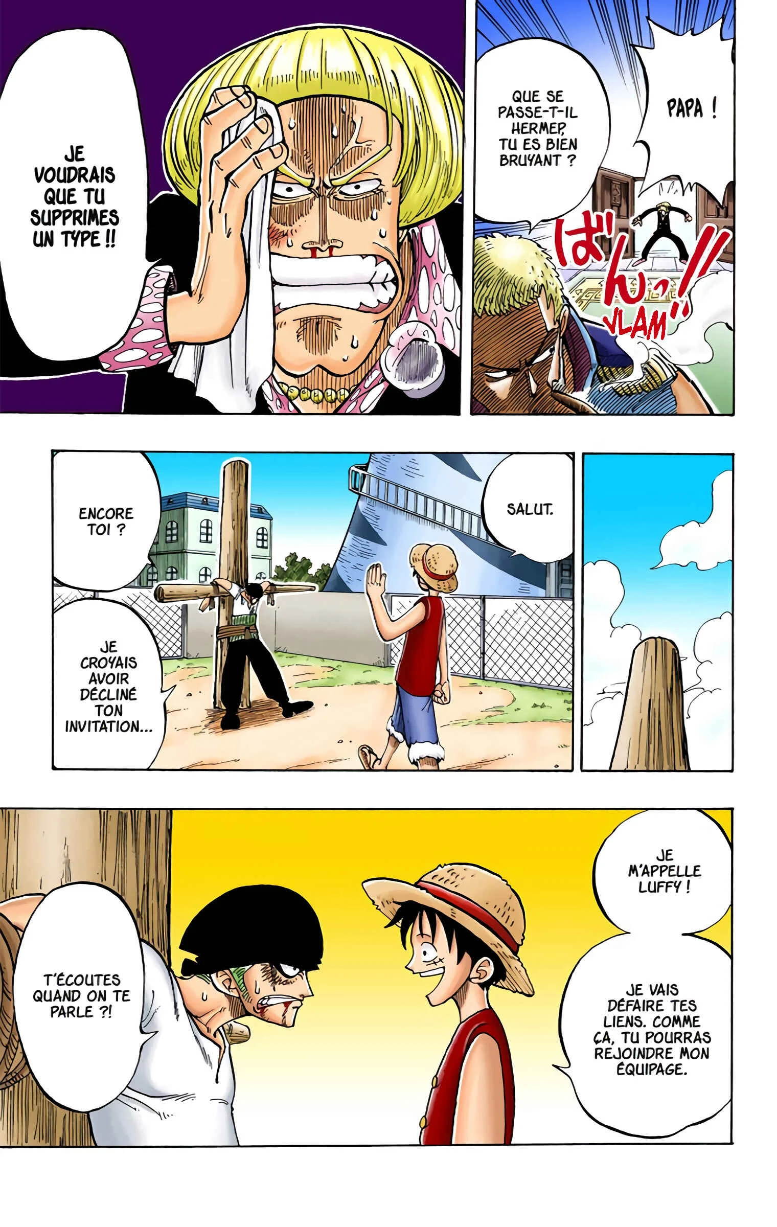 One Piece (Official Colored) Chapitre 4: Morgan, le Colonel à la main de fer - Page 5