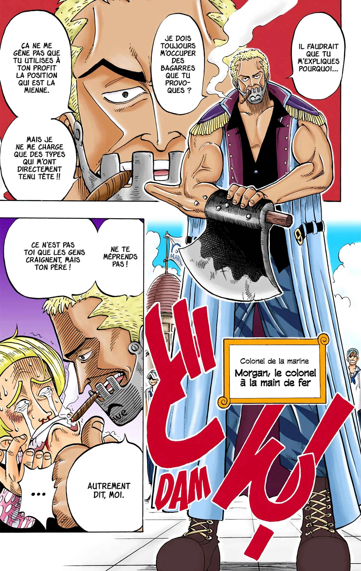 One Piece (Official Colored) Chapitre 4: Morgan, le Colonel à la main de fer - Page 9