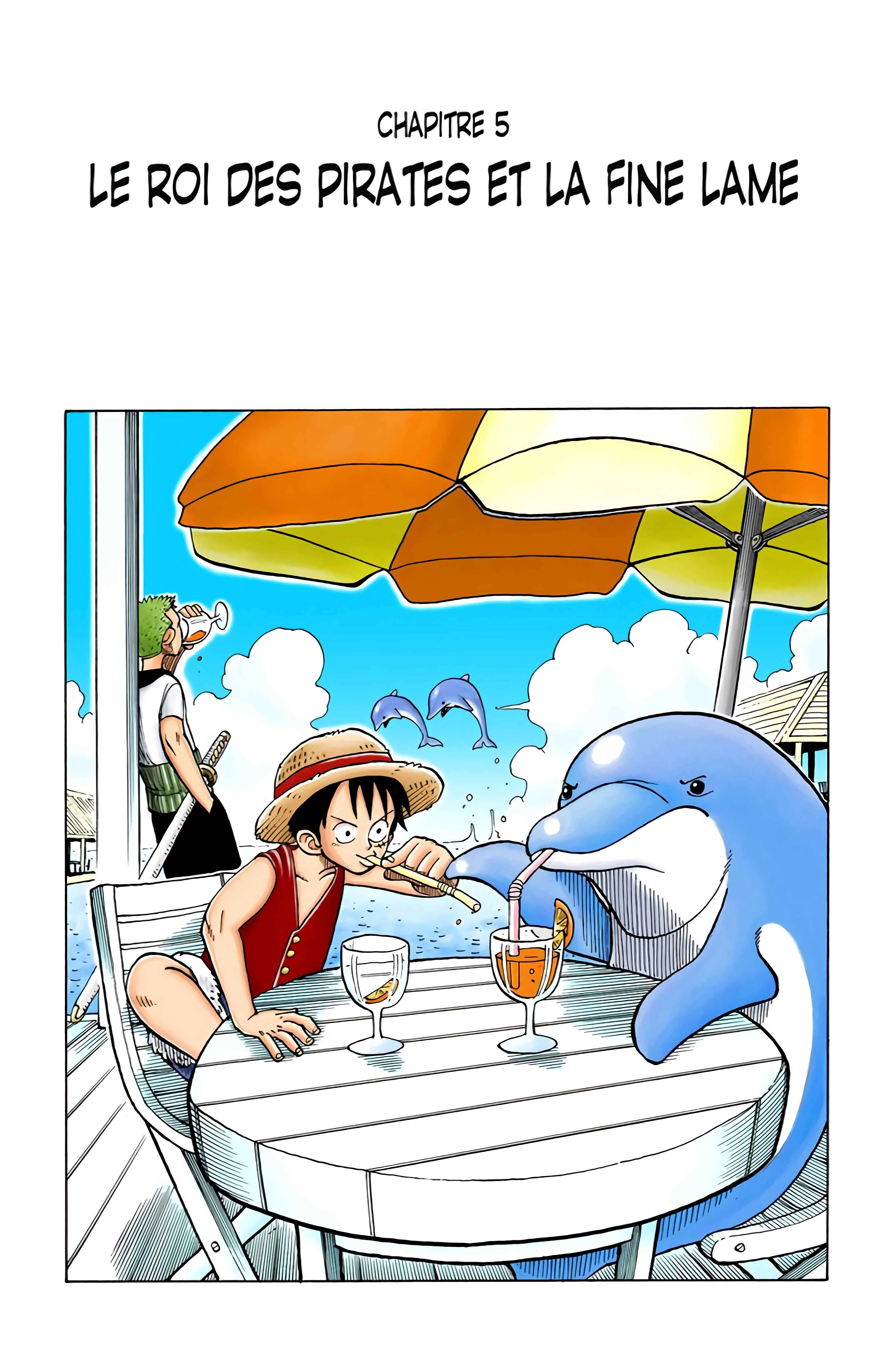 One Piece (Official Colored) Chapitre 5: Le Roi des Pirates et la Fine Lame - Page 1