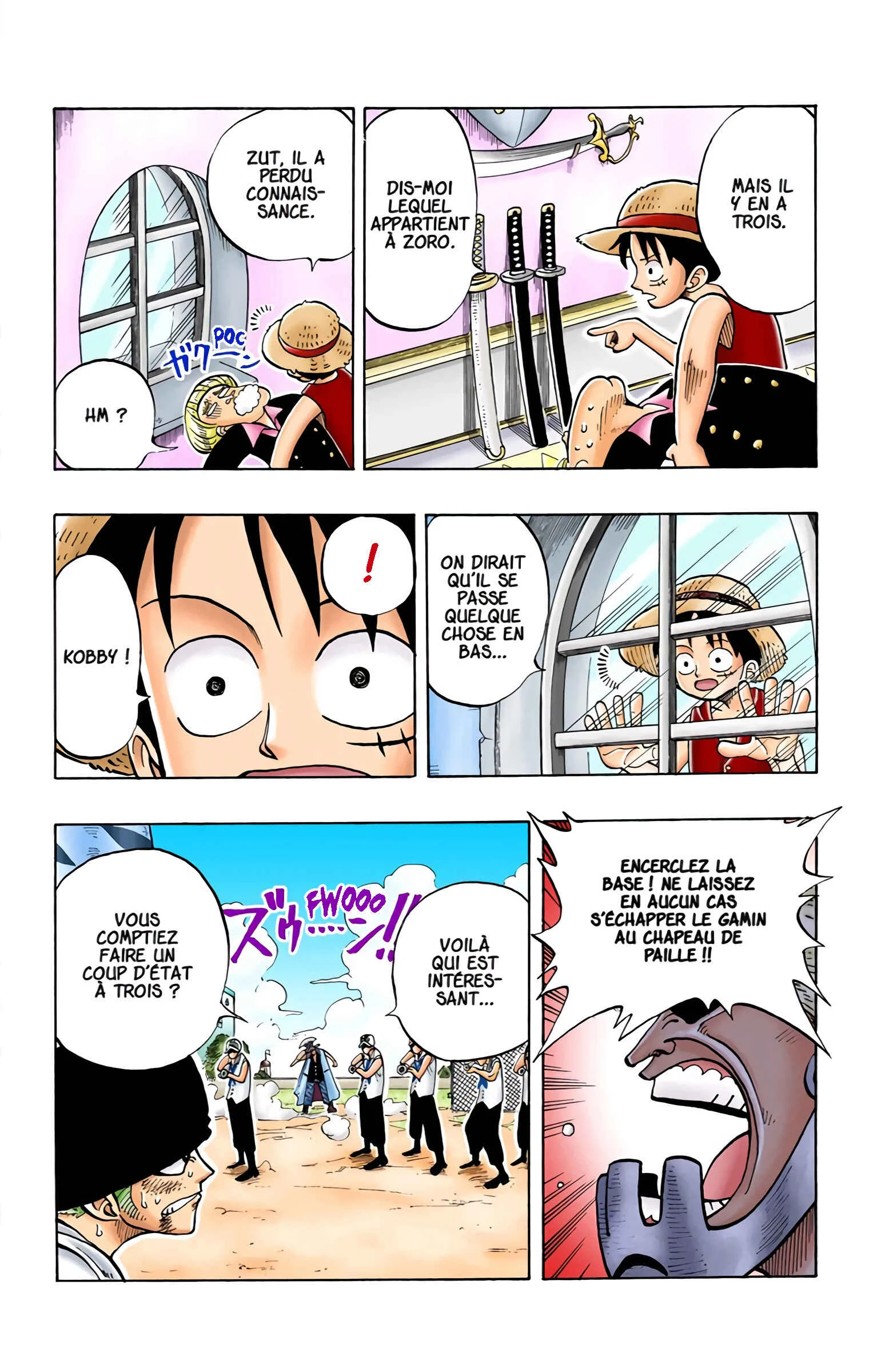 One Piece (Official Colored) Chapitre 5: Le Roi des Pirates et la Fine Lame - Page 7