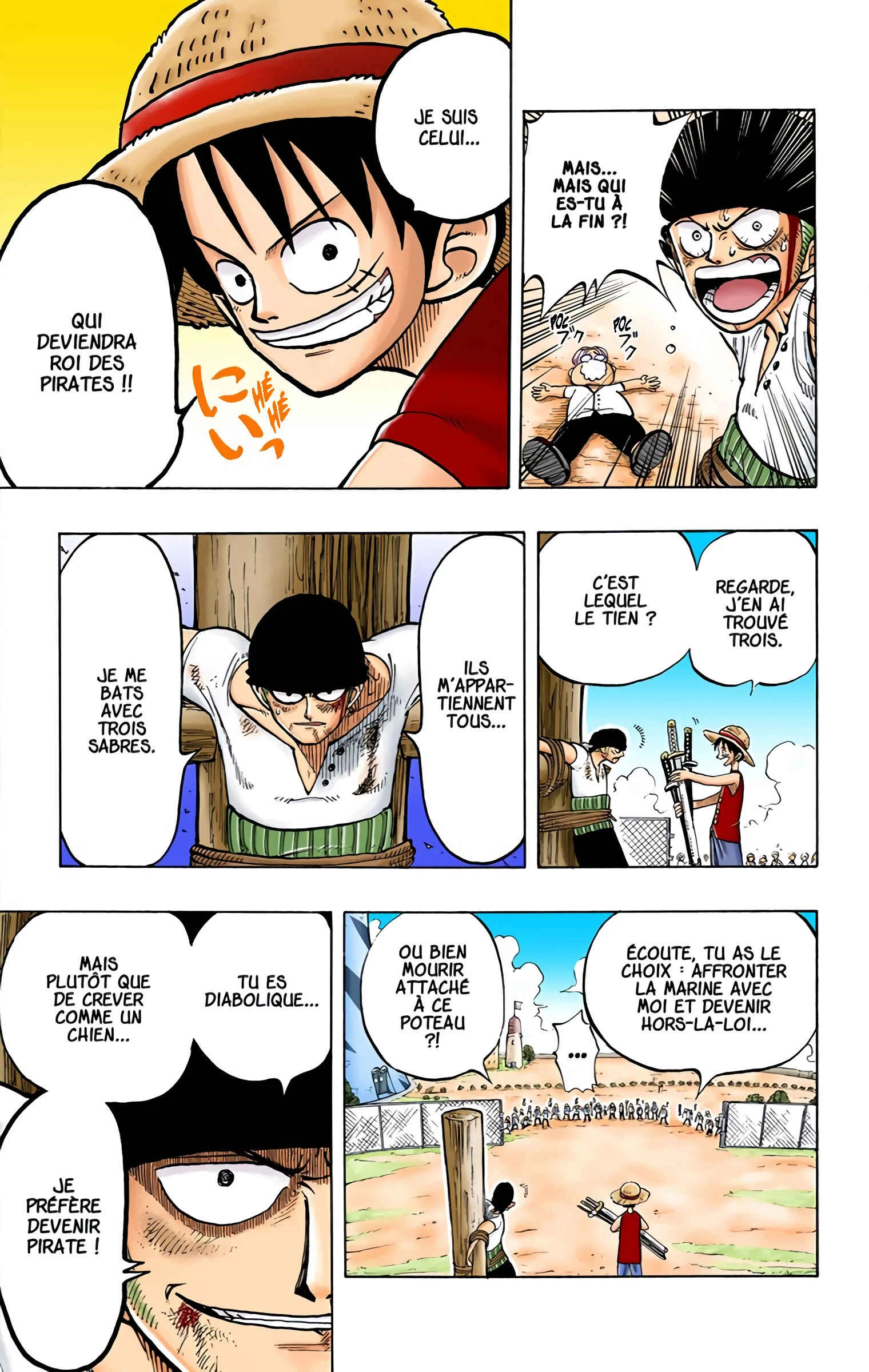 One Piece (Official Colored) Chapitre 5: Le Roi des Pirates et la Fine Lame - Page 19