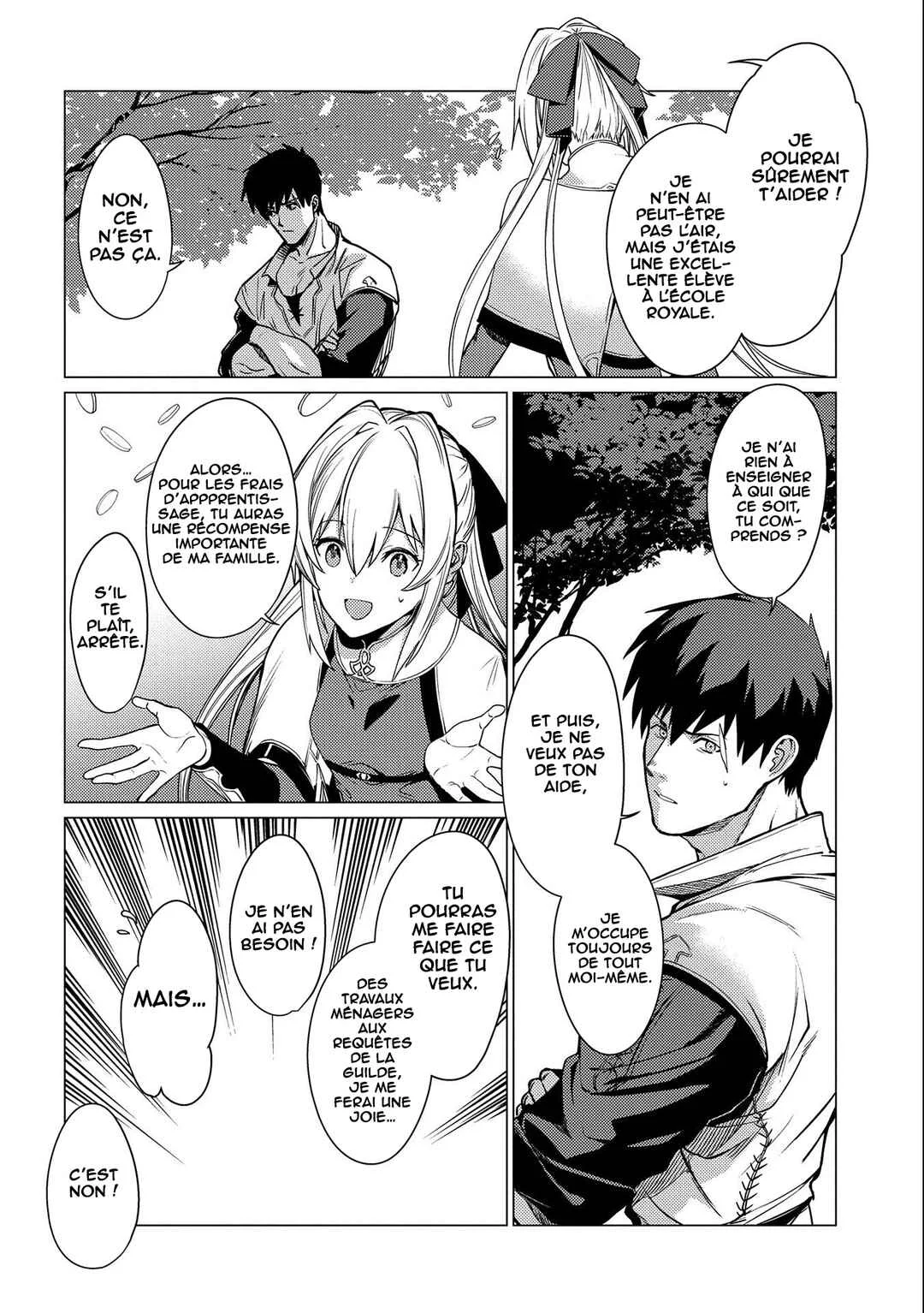 Ore wa Subete o [Parry] Suru: Gyaku Kanchigai no Sekai Saikyou wa Boukensha no Yume o Miru Chapitre 4 - Page 5
