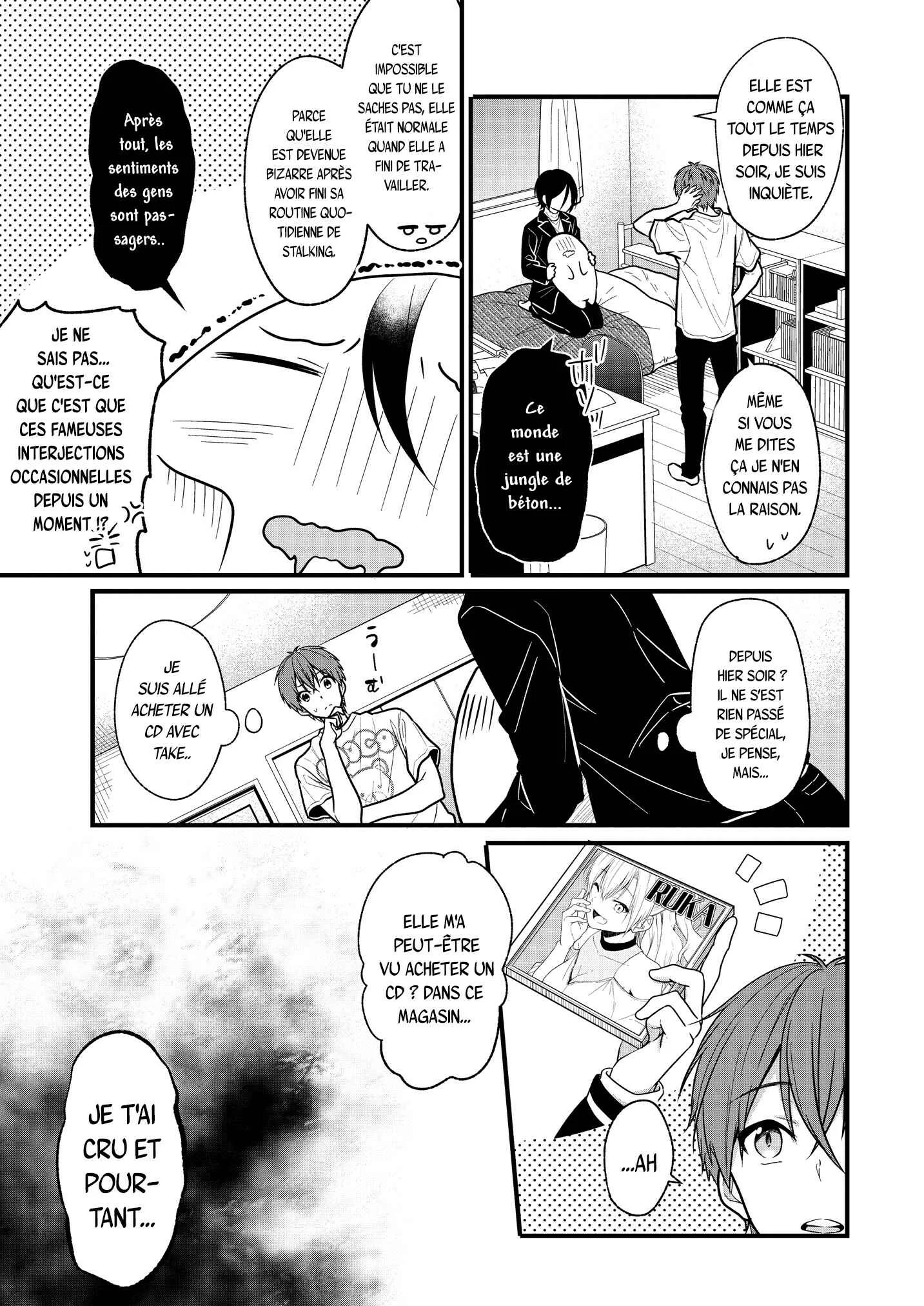 Oshi ga Kounin Stalker ni Narimashita Chapitre 3.1 - Page 11