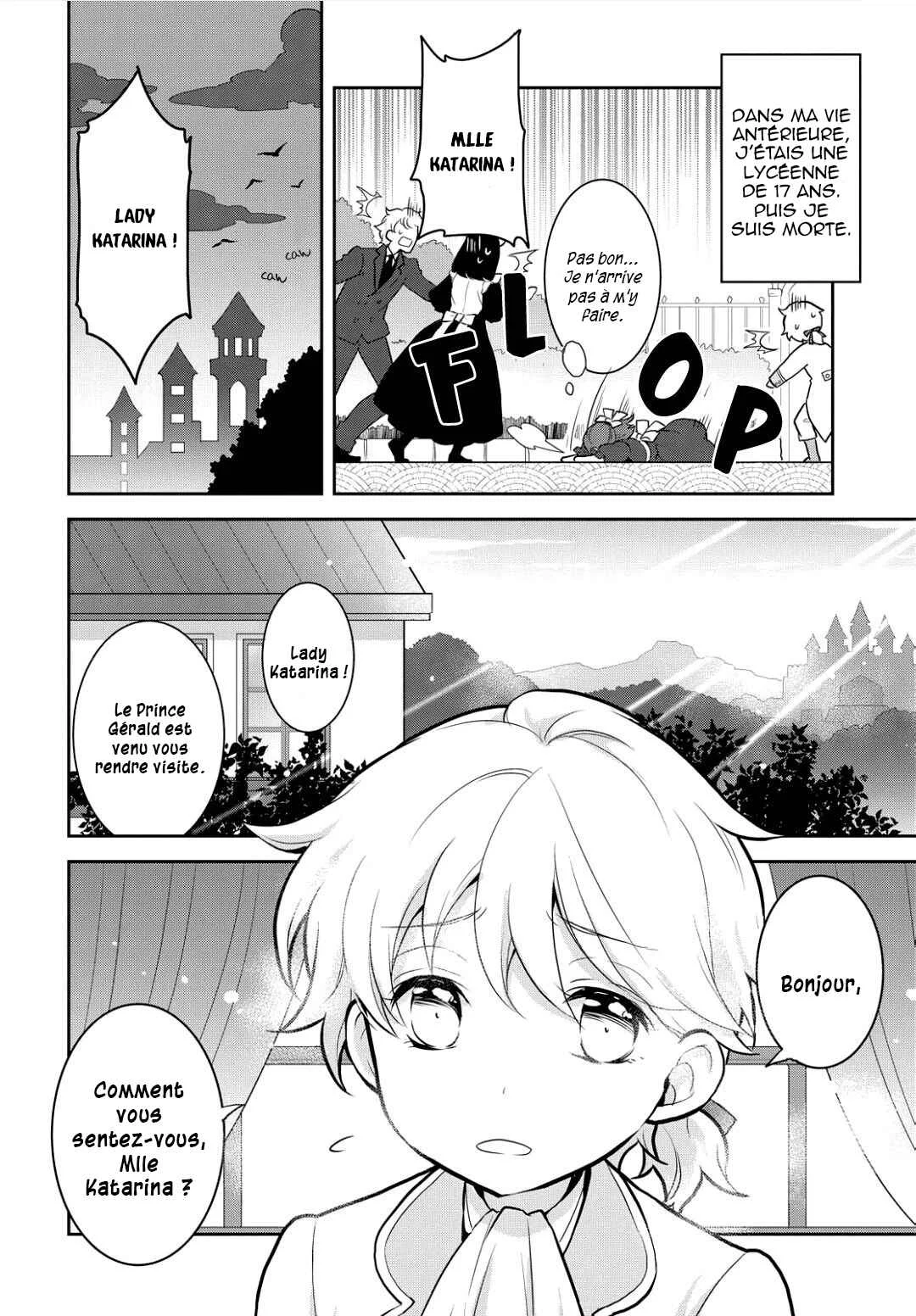 Otome Game no Hametsu Flag shika nai Akuyaku Reijou ni Tensei shite shimatta... Chapitre 1: Je me souviens des souvenirs de ma vie passée - Page 3