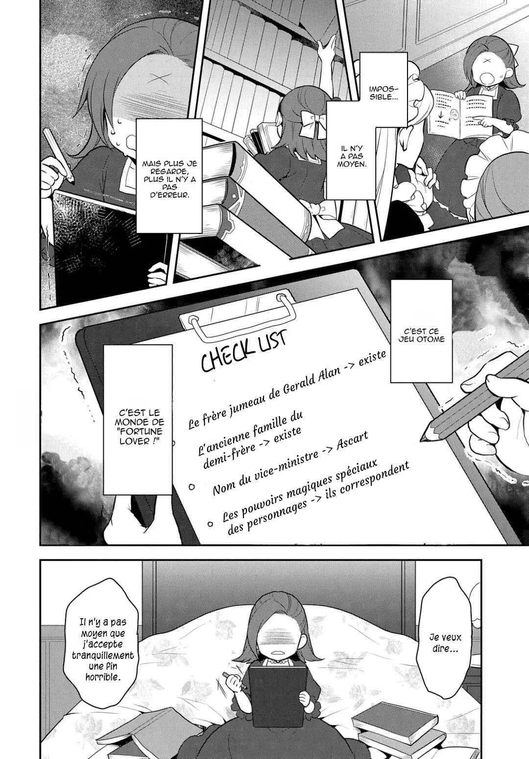 Otome Game no Hametsu Flag shika nai Akuyaku Reijou ni Tensei shite shimatta... Chapitre 1: Je me souviens des souvenirs de ma vie passée - Page 19