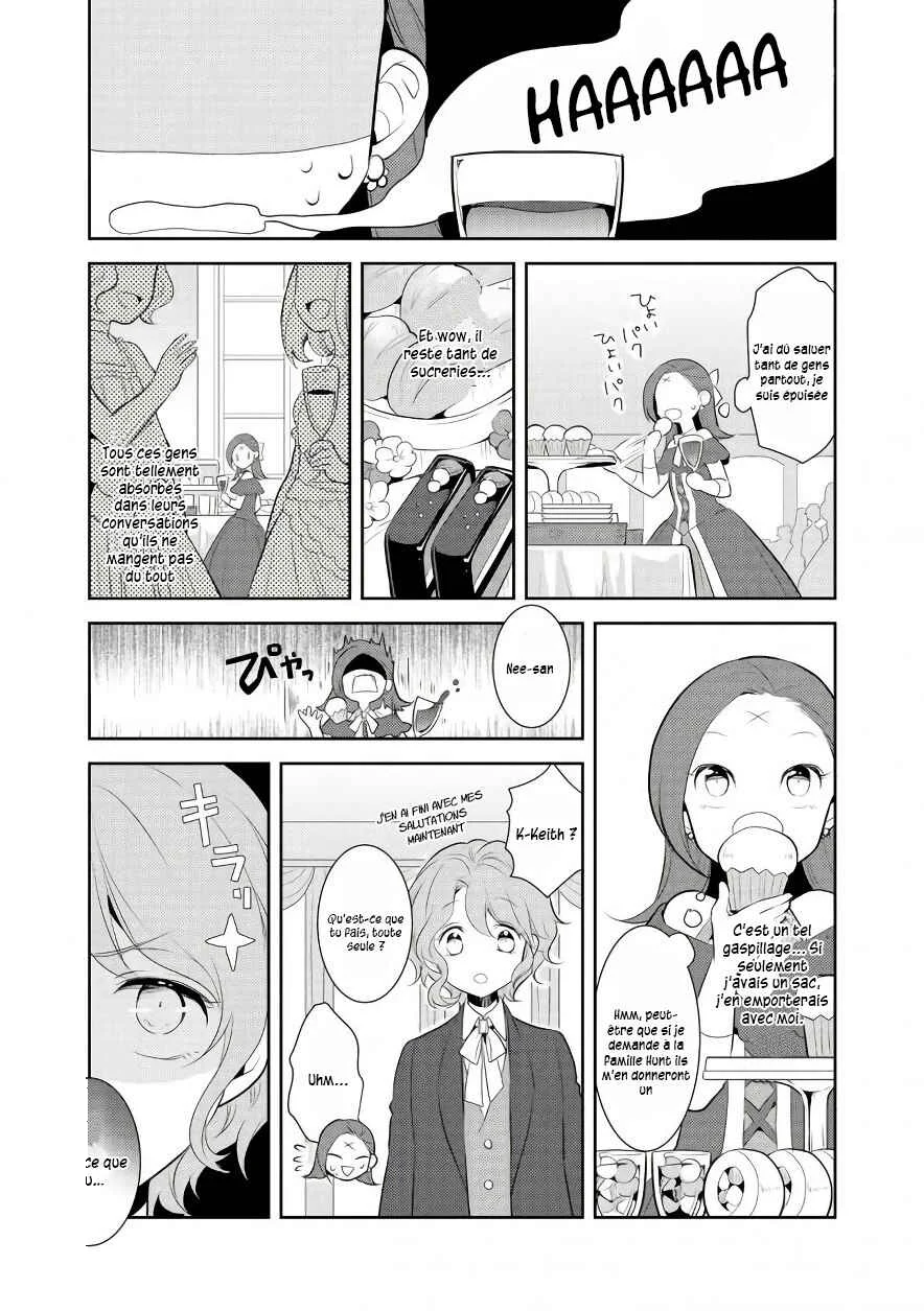 Otome Game no Hametsu Flag shika nai Akuyaku Reijou ni Tensei shite shimatta... Chapitre 3: Ma première réception et une nouvelle amie - Page 9