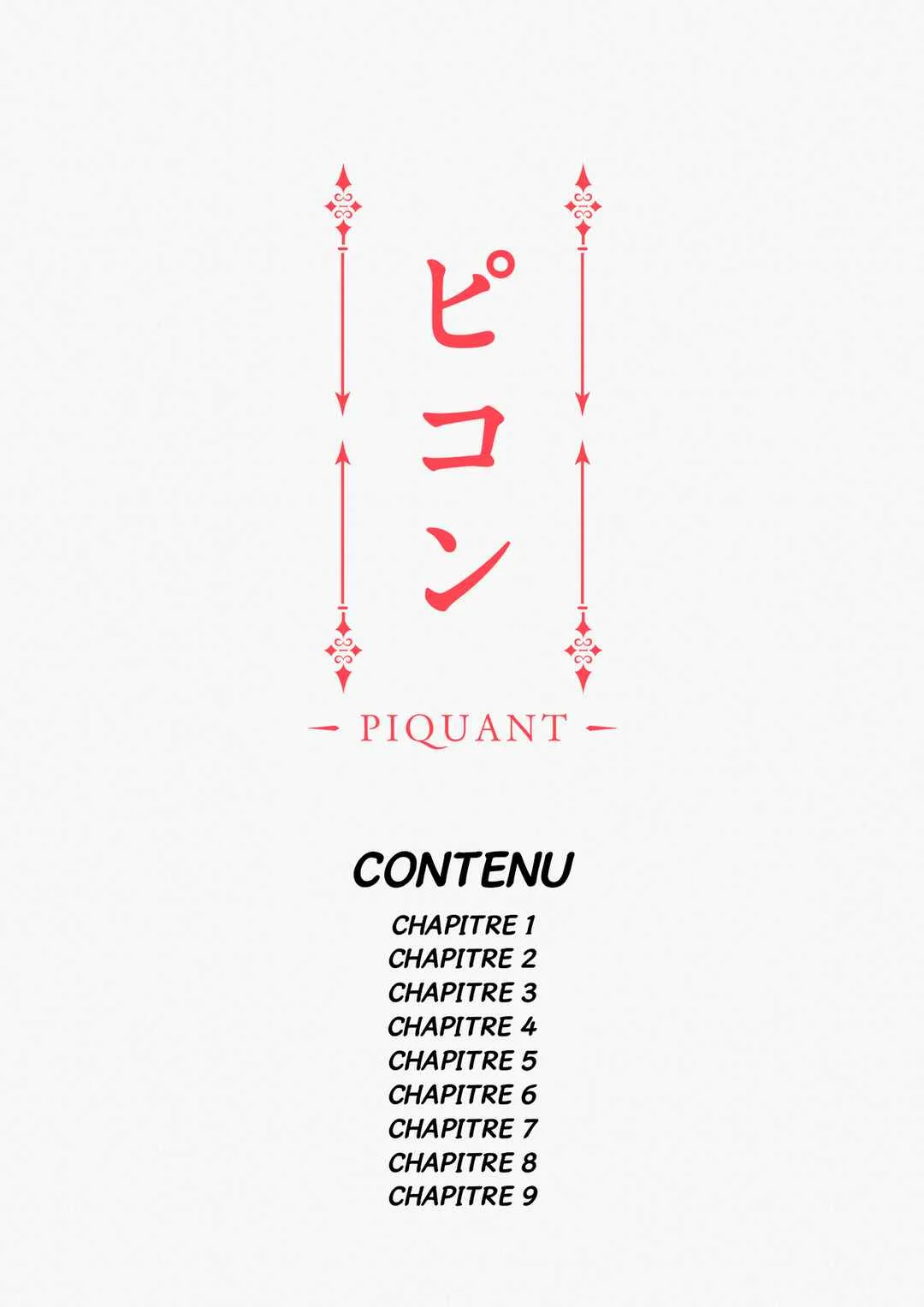 -PIQUANT- Chapitre 1 - Page 3