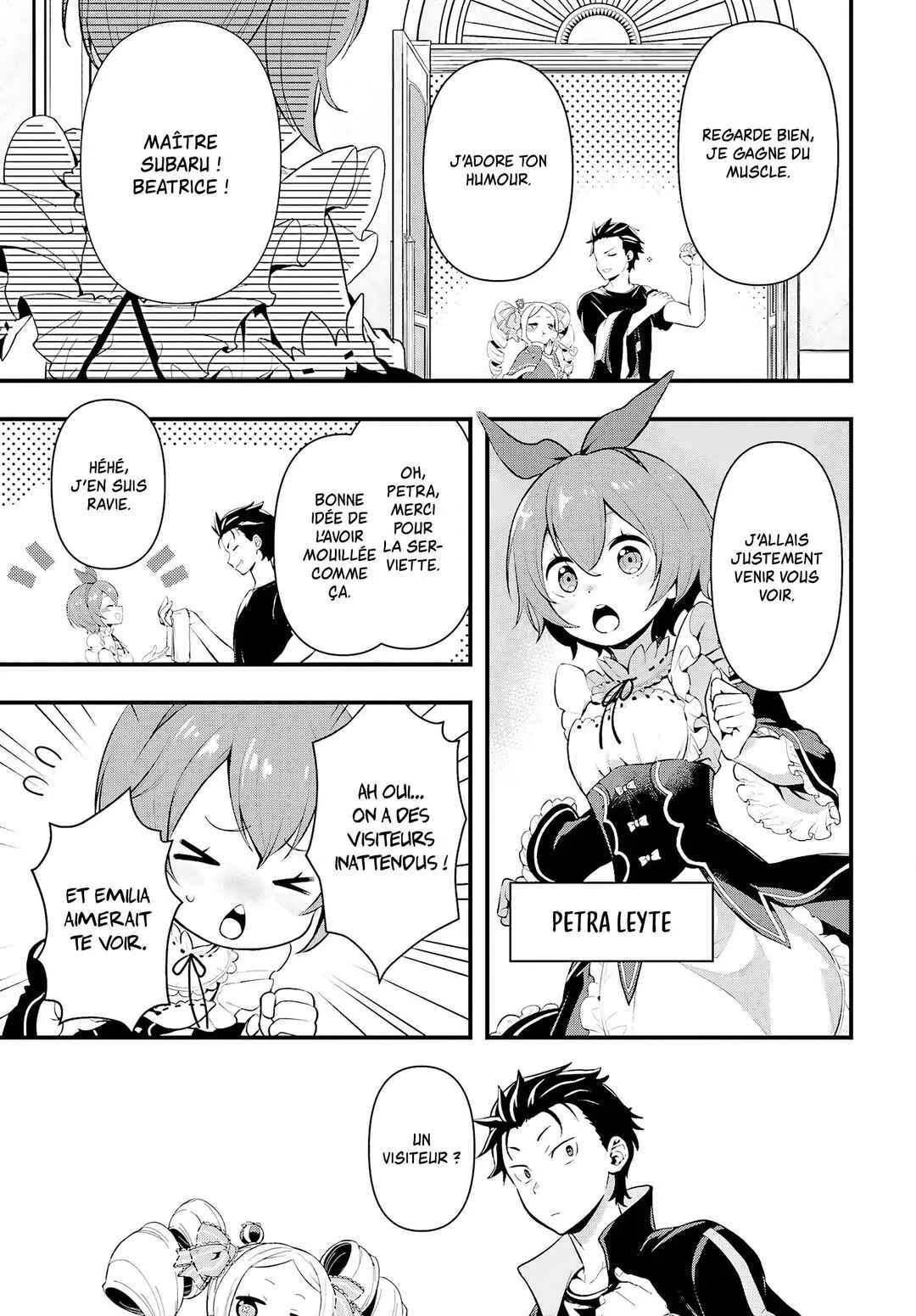 Re:Zero kara Hajimeru Isekai Seikatsu: Dai 5-shou—Mizu no Miyako to Eiyuu no Uta Chapitre 1.1: Vers Priestella, la cité aux scandales. - Page 5