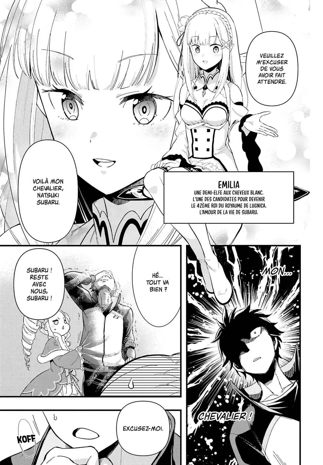 Re:Zero kara Hajimeru Isekai Seikatsu: Dai 5-shou—Mizu no Miyako to Eiyuu no Uta Chapitre 1.1: Vers Priestella, la cité aux scandales. - Page 9